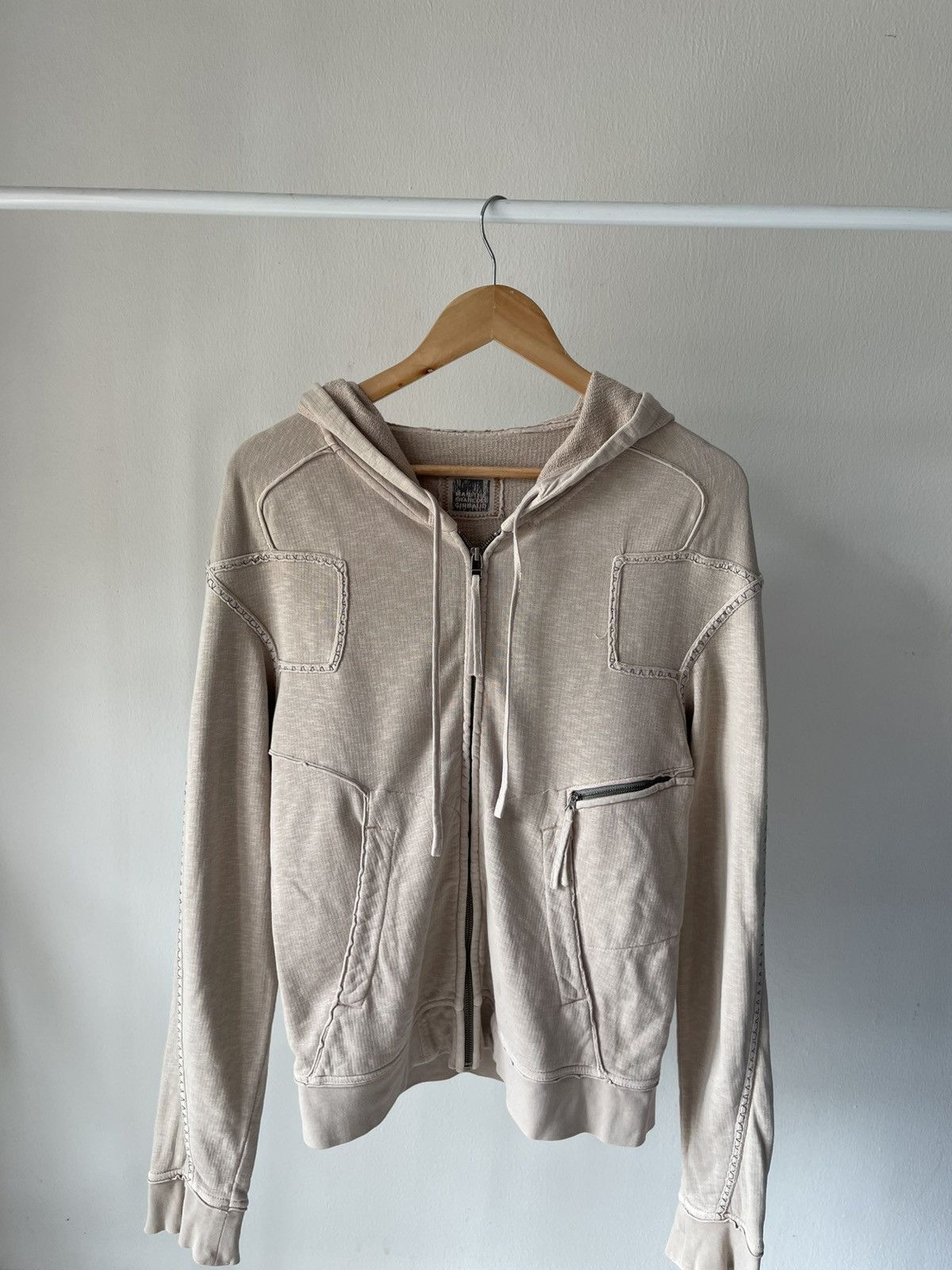If Six Was Nine × Marithe + Francois Girbaud 2000s Marithe Francois Girbaud Cut & Sew Zip Hoodie Size US S / EU 44-46 / 1 - 4 Thumbnail
