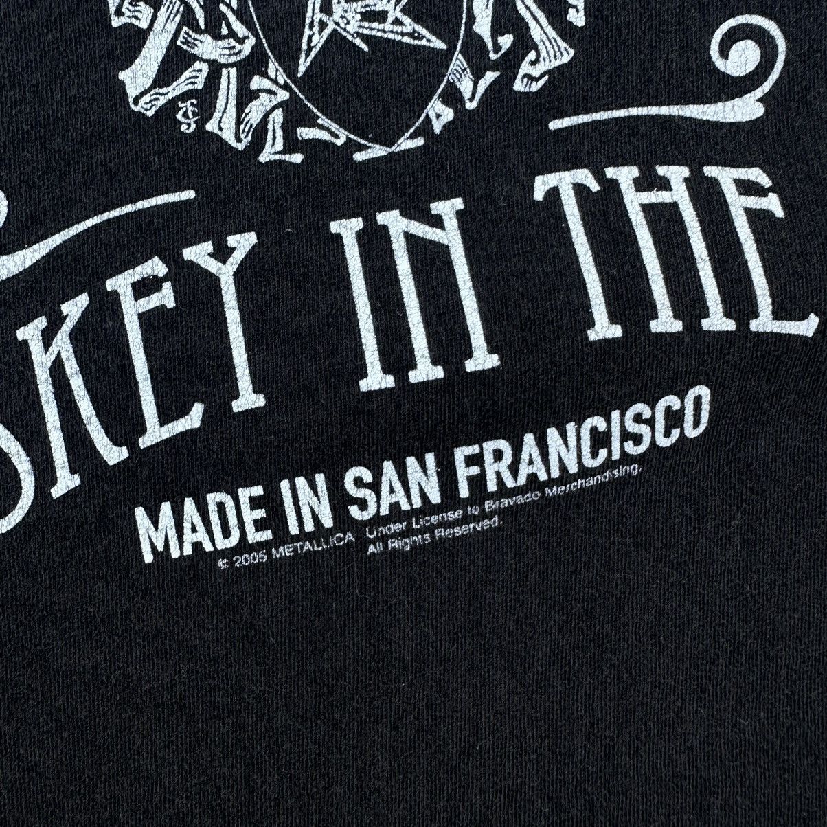 Other Vintage 2005 Metallica Whisky Parody Graphic Band Tour Tee Size US L / EU 52-54 / 3 - 3 Thumbnail