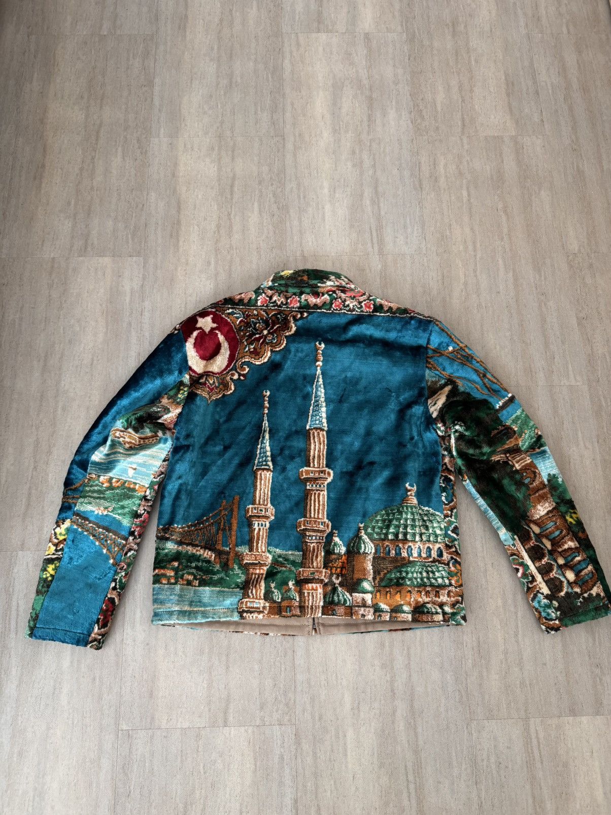 DOM’NIQUE “Bosporous Bloom” Turkish Textile Work Jacket: