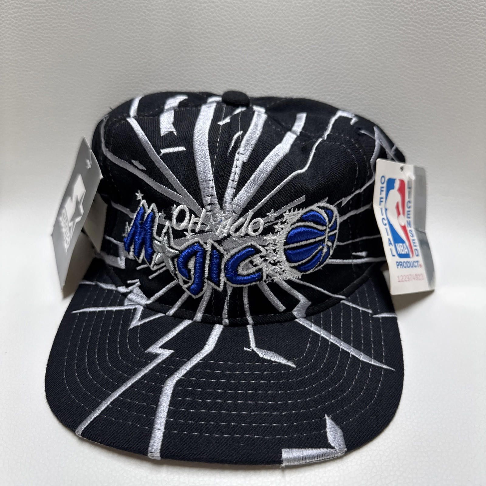 NBA × Starter × Vintage Rare NWT Vintage NBA Orlando Magic Starter Collision Hat Size ONE SIZE - 2 Thumbnail