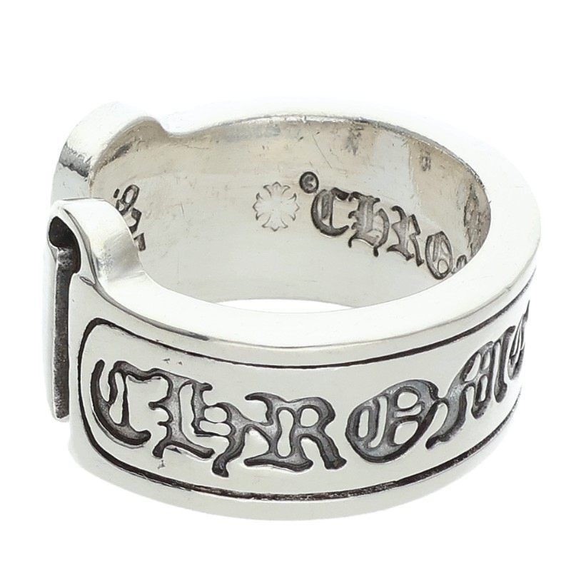 Chrome Hearts Chrome Hearts Large Scroll Label Silver Ring Size ONE SIZE - 5 Thumbnail