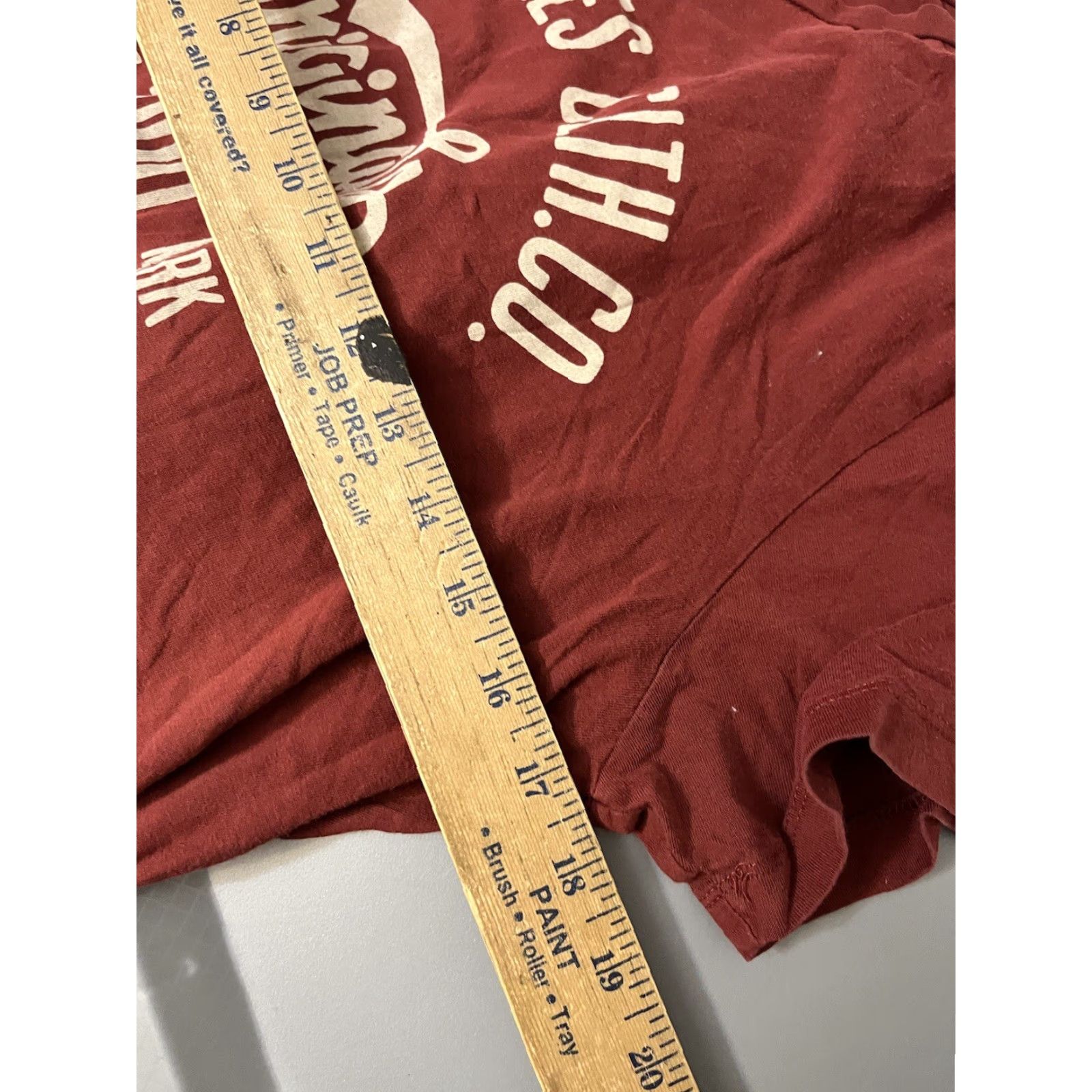 Jack & Jones VINTAGE Jack & Jones Mens T-Shirt Red Short Sleeve Crew Neck Logo Front Printed Cotton Slim Regular M Size US M / EU 48-50 / 2 - 5 Thumbnail