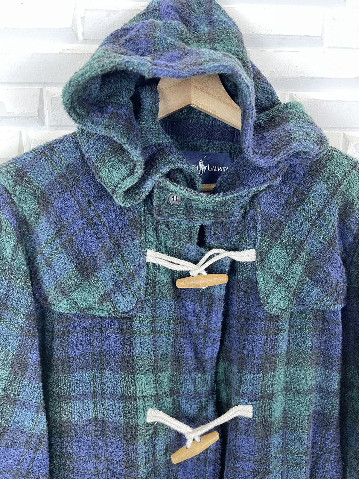 Polo Ralph Lauren × Ralph Lauren × Vintage VINTAGE FLEECE RALPH LAUREN POLO DUFFLE LONG COAT Size US M / EU 48-50 / 2 - 2 Thumbnail
