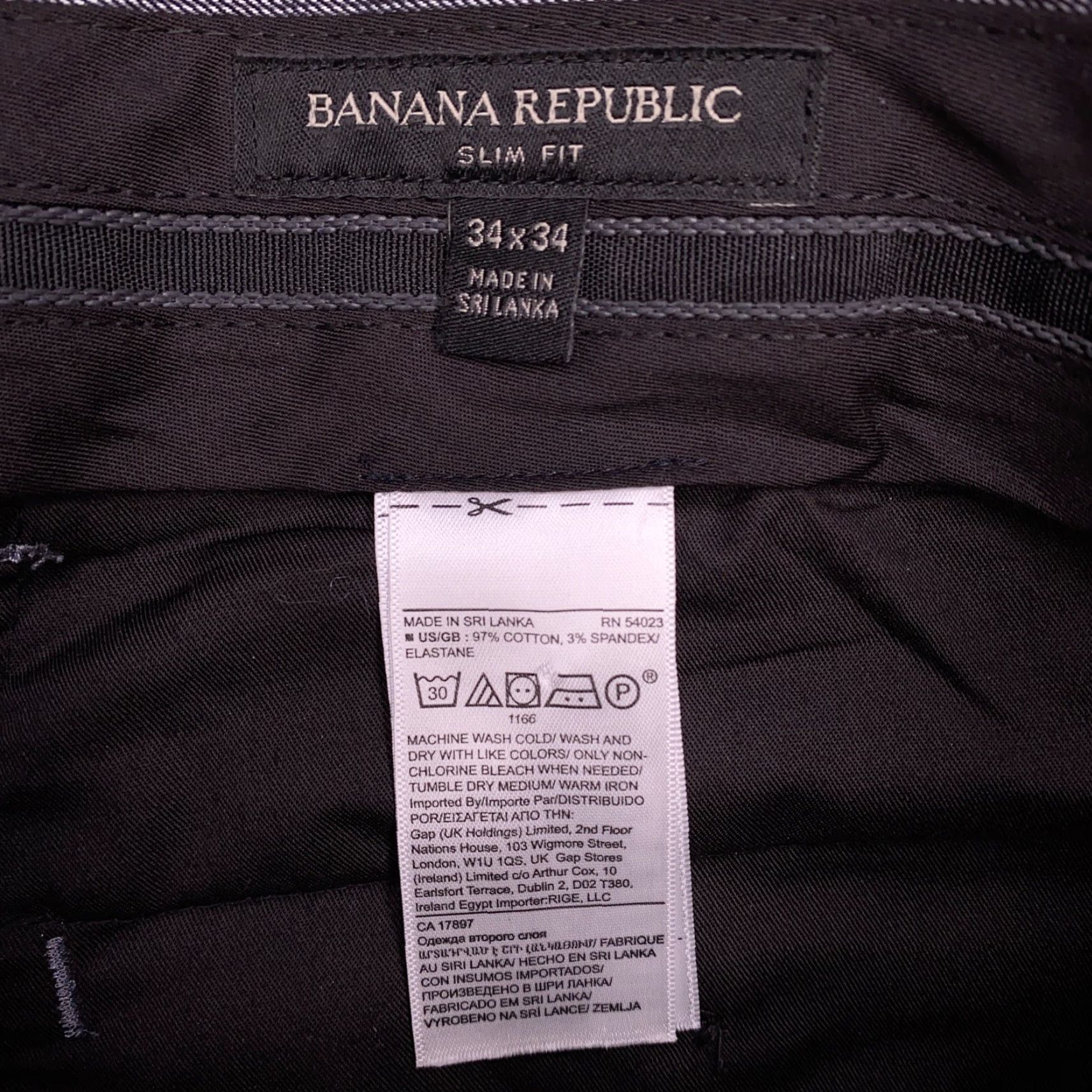 Banana Republic Banana Republic Slim Fit Dress Pants Mens 34x34 Gray Stretch Dress Pants Slim Fit Mens 34 Gray Modern Size US 34 / EU 50 - 4 Thumbnail