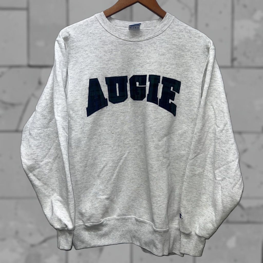 Champion VINTAGE Champion AUGSBURG Augie Pullover Sweatshirt Mens M White USA Shirt Size US M / EU 48-50 / 2 - 1 Thumbnail