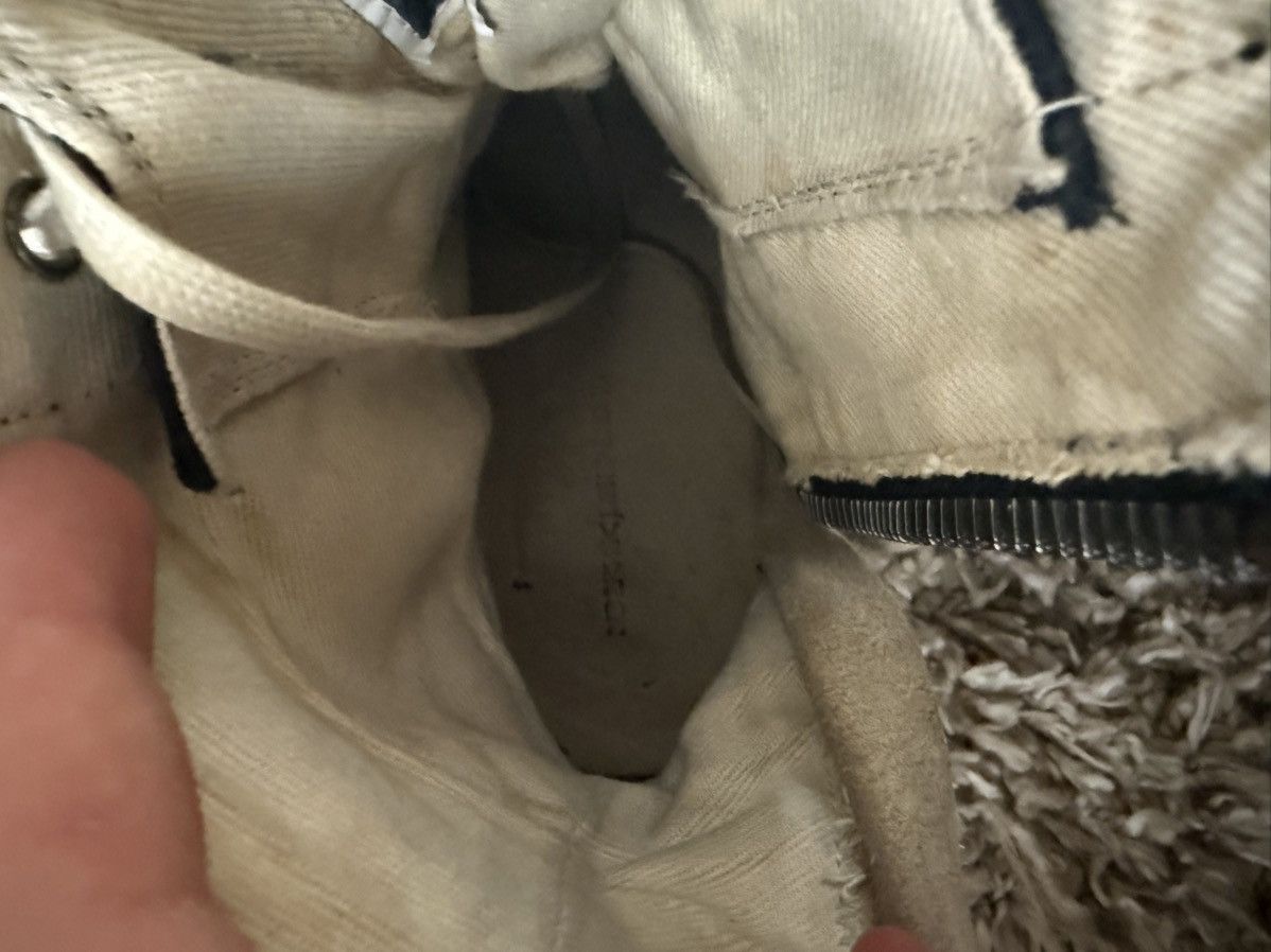Rick Owens RICK OWENS - DRKSHDW - Waxed Canvas Ramones Size US 9 / EU 42 - 5 Thumbnail