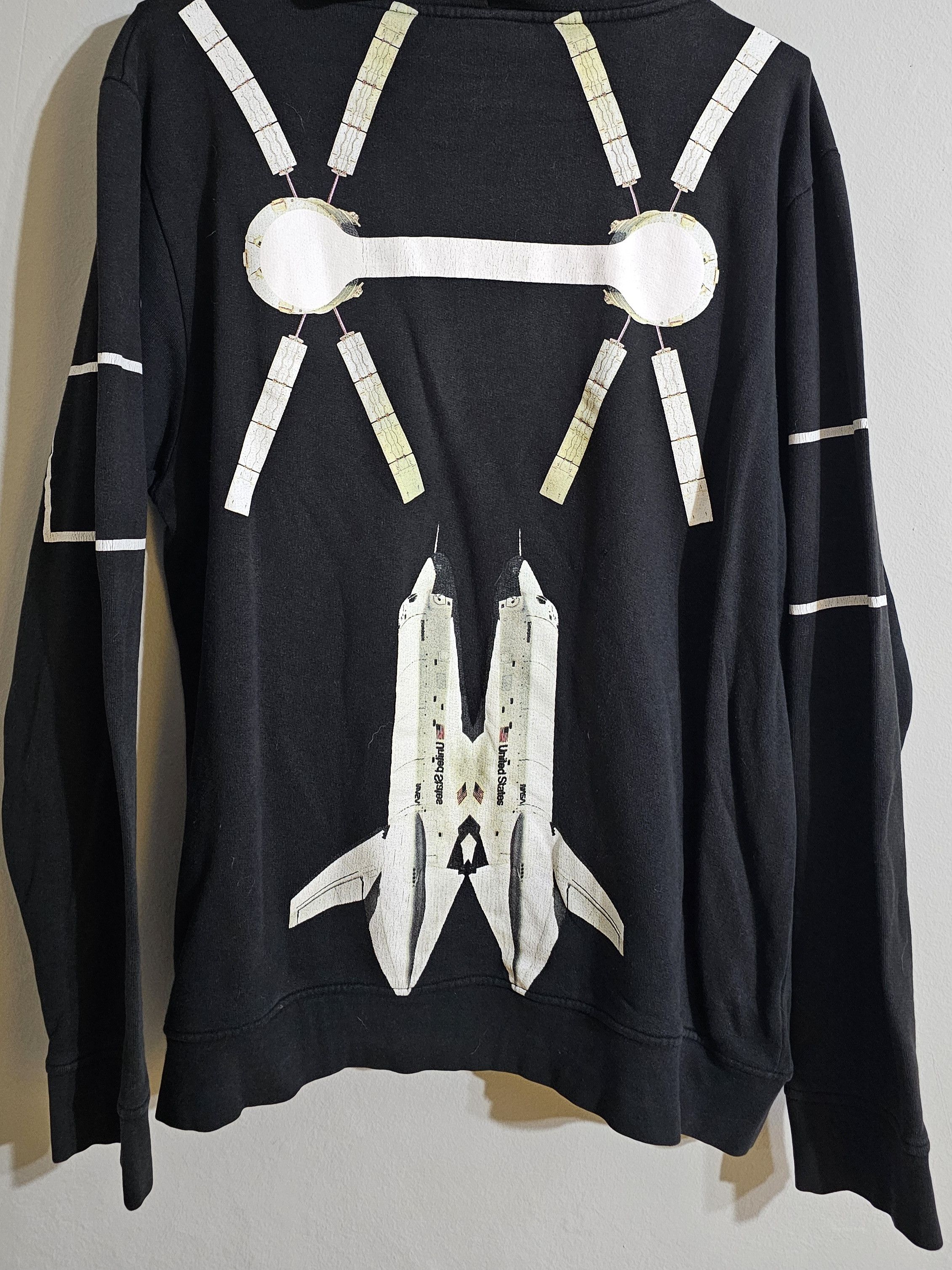 Marcelo Burlon Marcelo Burlon Space Gauchos Thrashed Hoodie Size US L / EU 52-54 / 3 - 5 Thumbnail