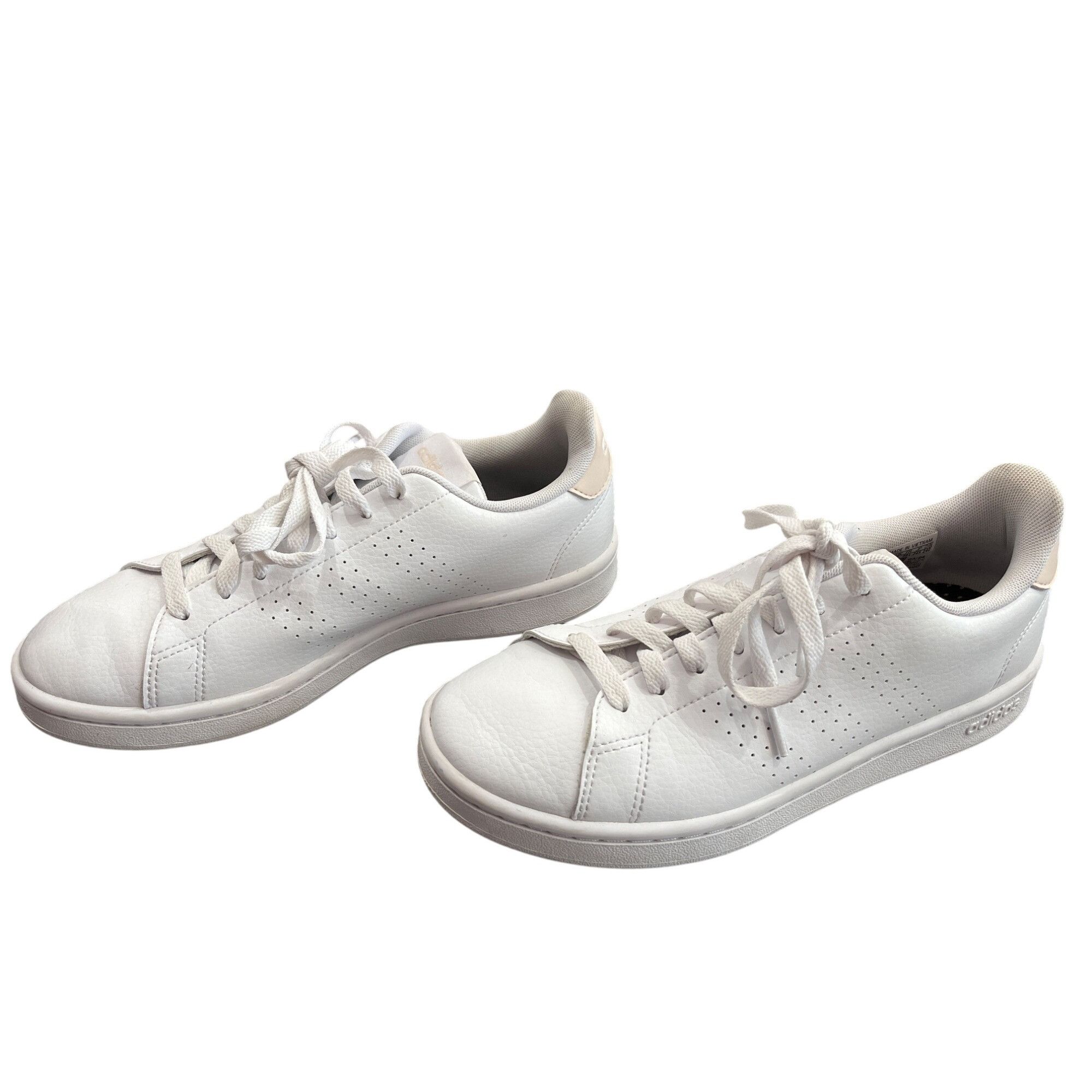 Adidas Adidas Mens White Sneakers Size 7.5 SKU 8939 Size US 7.5 / EU 40-41 - 3 Thumbnail