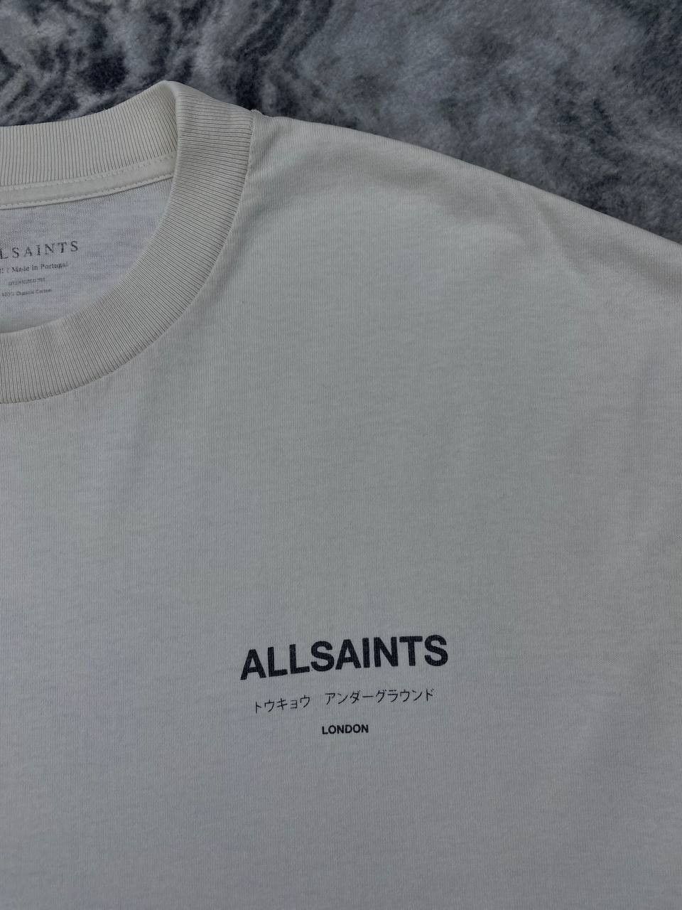 Allsaints AllSaints Underground Big Logo T Shirt Men Size S White Size US S / EU 44-46 / 1 - 3 Thumbnail