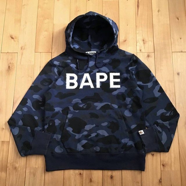 Bape CRYSTAL STONE BAPE logo pullover hoodie a bathing ape Size US M / EU 48-50 / 2 - 2 Thumbnail