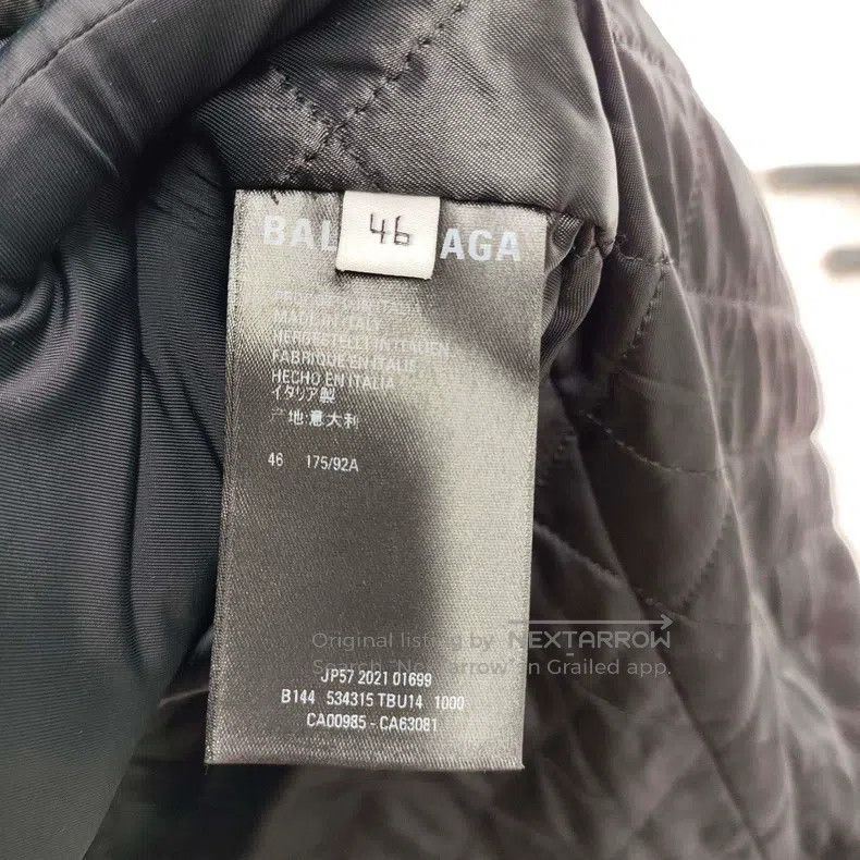 Balenciaga Balenciaga Wool Cotton Jacket Black Size US S / EU 44-46 / 1 - 4 Thumbnail