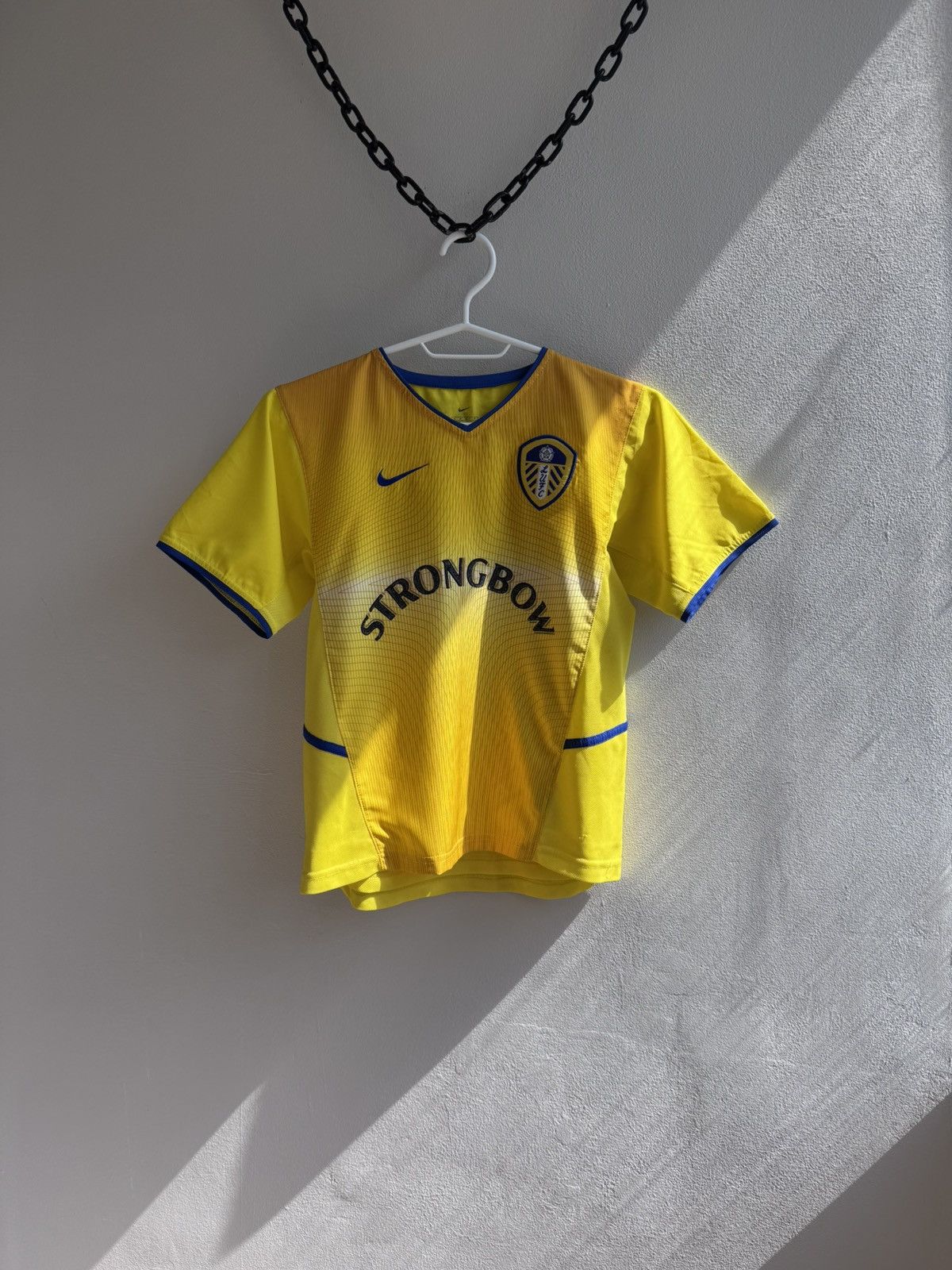 Nike LEEDS 2000 2001 2002 SMITH #17 FOOTBALL SHIRT SOCCER JERSEY Size US XXS / EU 40 - 4 Thumbnail