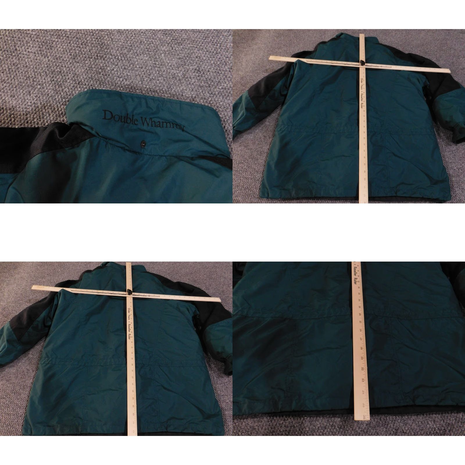 Doublet VINTAGE Columbia Jacket Mens XL Green Black Double Whammy Parka Outdoor Coat 90s Size US XL / EU 56 / 4 - 10 Thumbnail