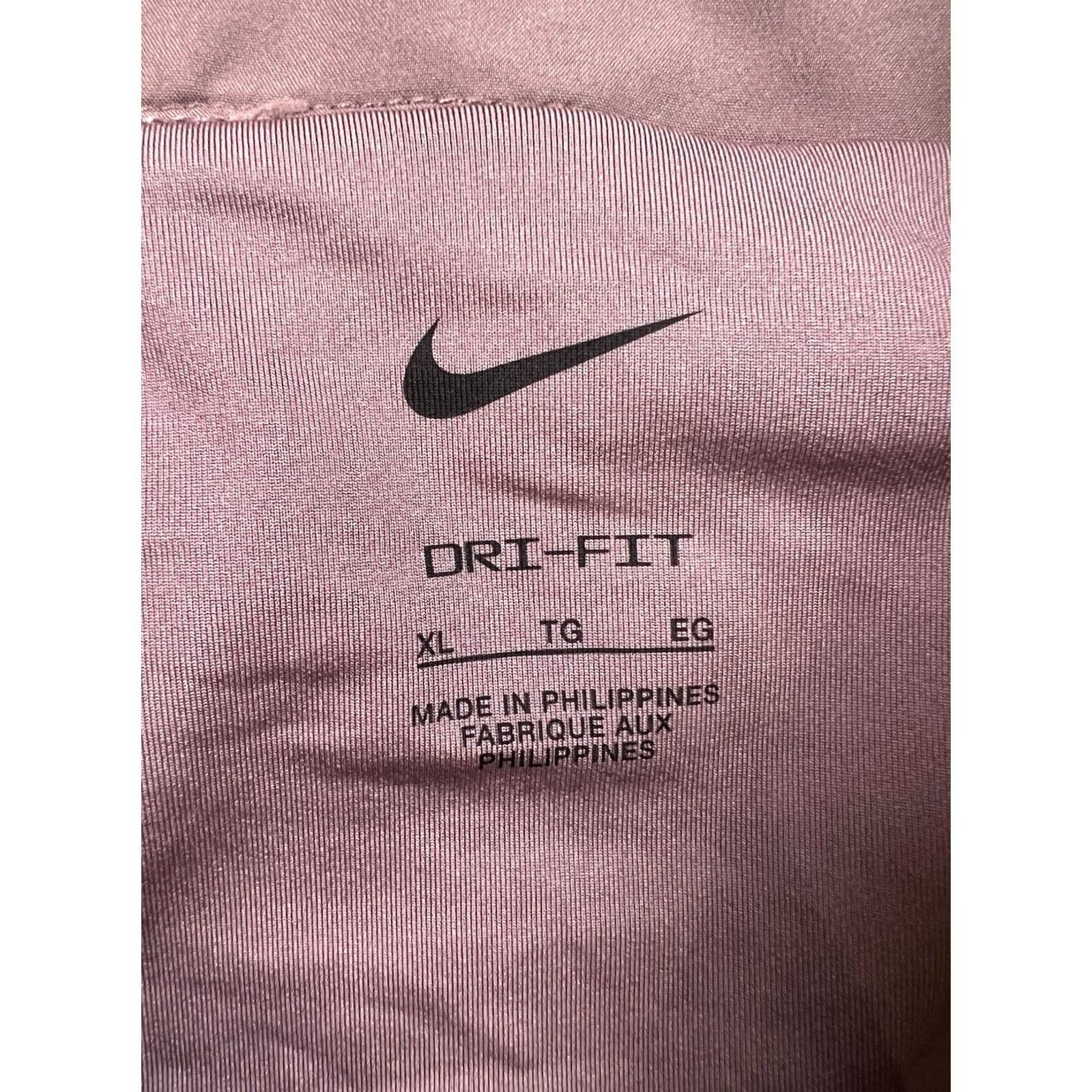 Nike Nike Dri-FIT One Womens Shorts Mauve XL EUC Size 40" / US 18 - 4 Thumbnail