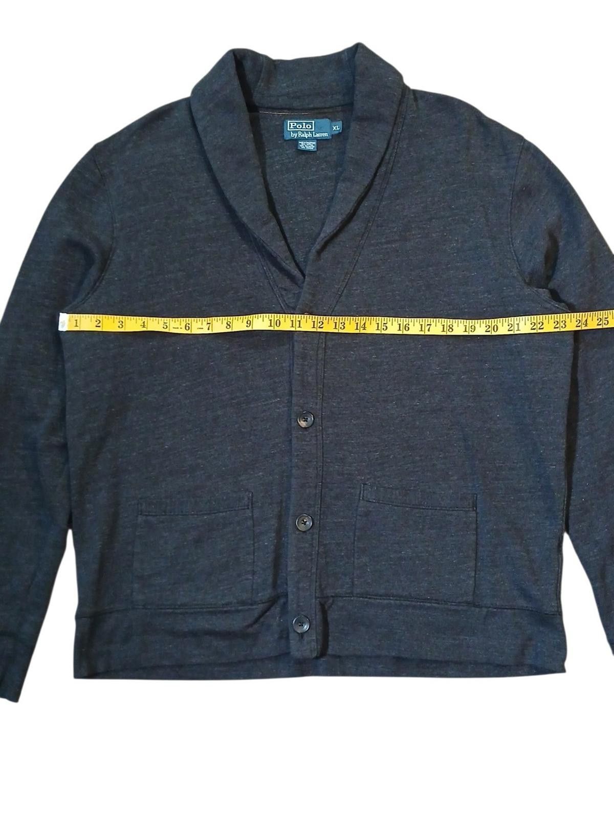 Polo Ralph Lauren Polo Ralph Lauren Sweater XL Grey Shawl Collar Cardigan 90's Size US XL / EU 56 / 4 - 4 Thumbnail