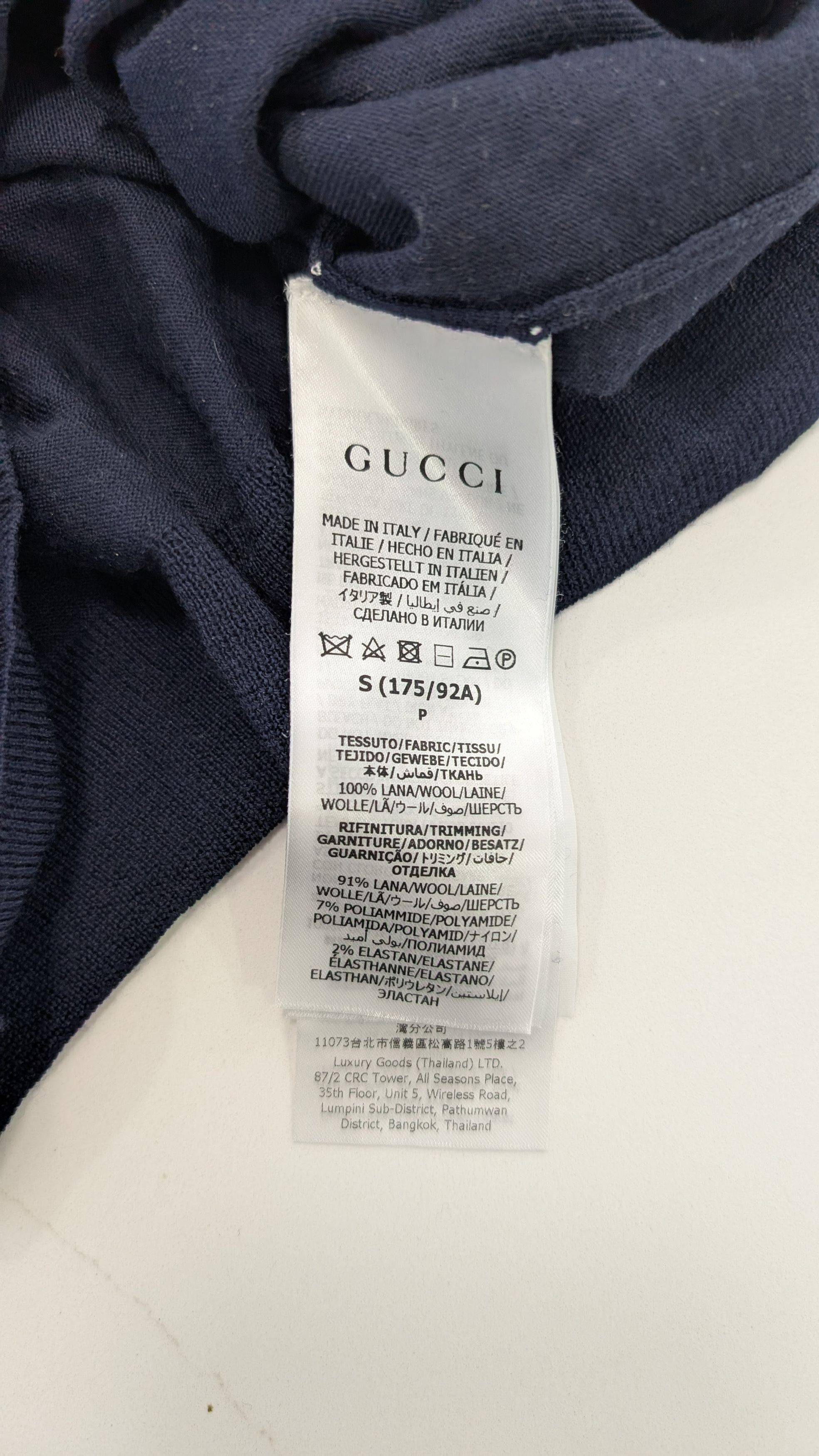 Gucci Gucci Wool Sweater Shirt Horsebit Intarsia Jumper Pullover Size US S / EU 44-46 / 1 - 7 Thumbnail