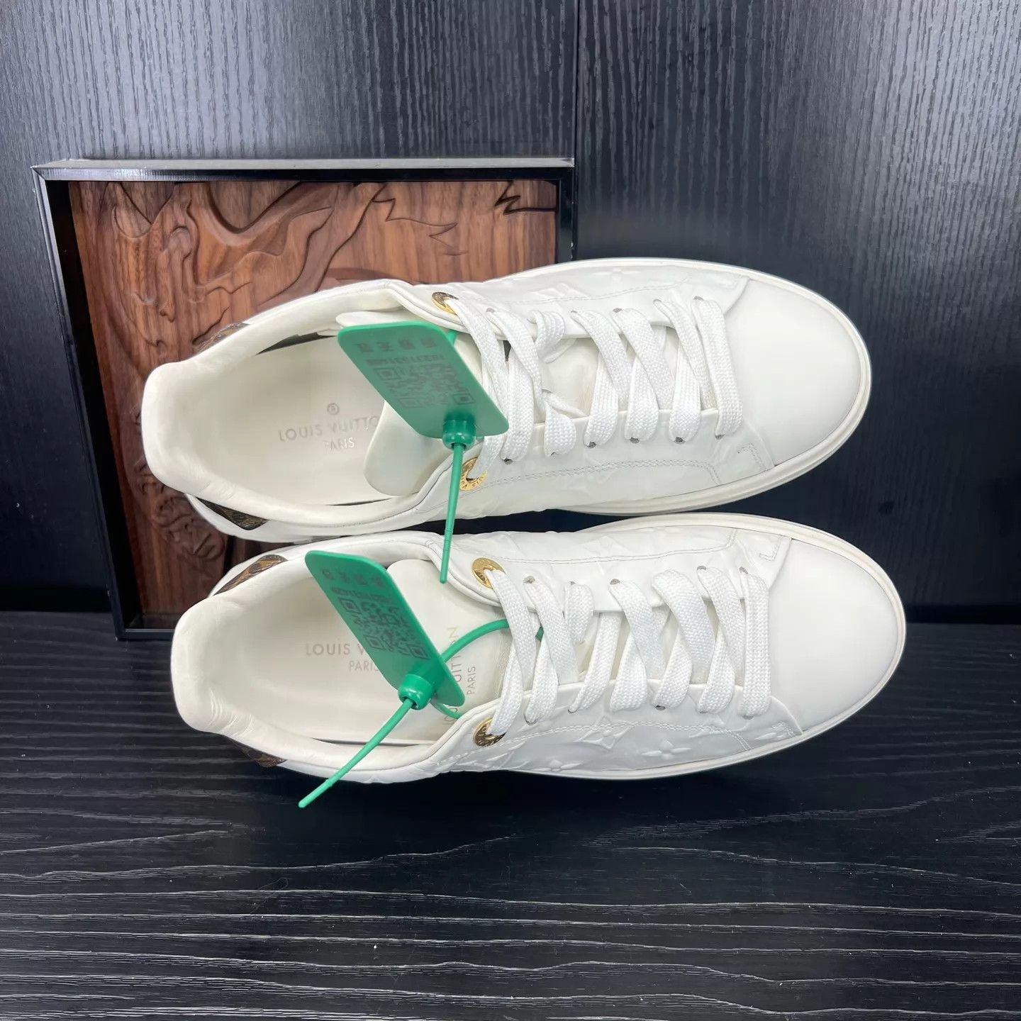 Louis Vuitton LV Time Out Embossed White 37 New Size US 6.5 / IT 36.5 - 5 Thumbnail