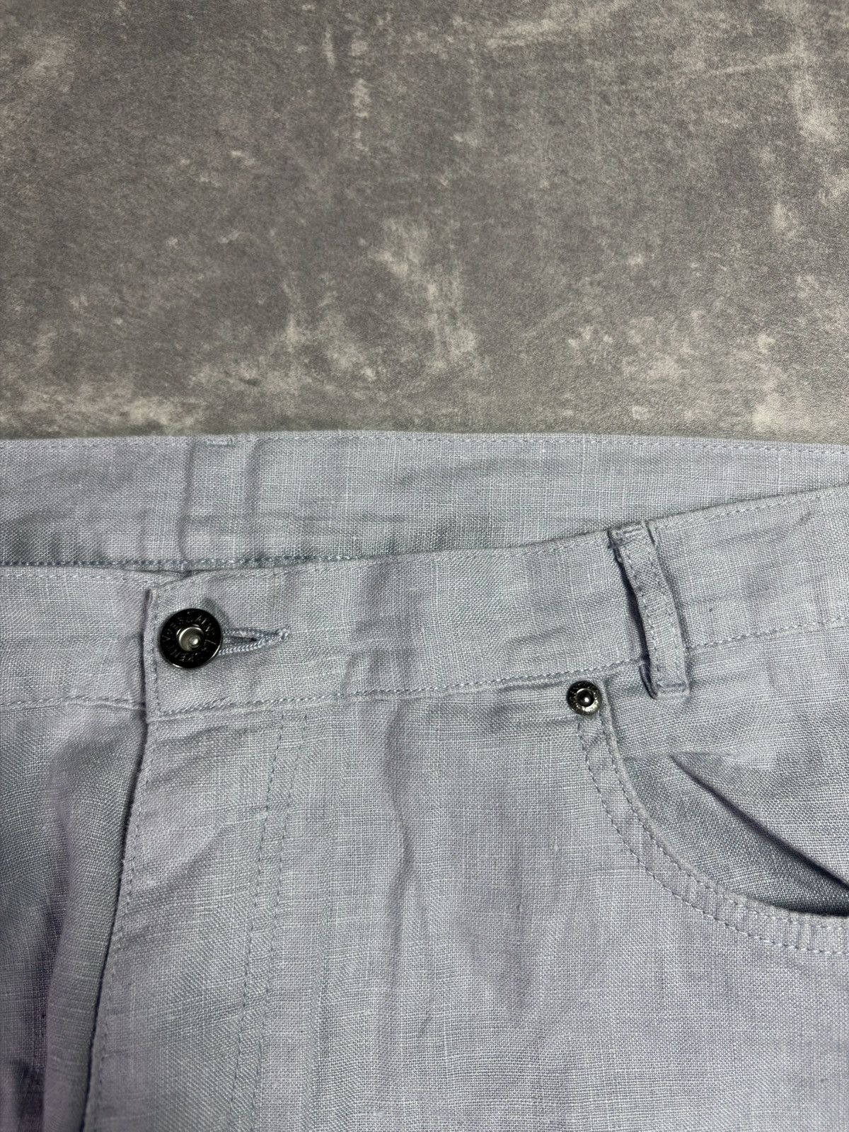 Yves Saint Laurent 100% Linen Rare Yves Saint Laurent YSL Logo Pants 38 Size US 38 / EU 54 - 14 Thumbnail