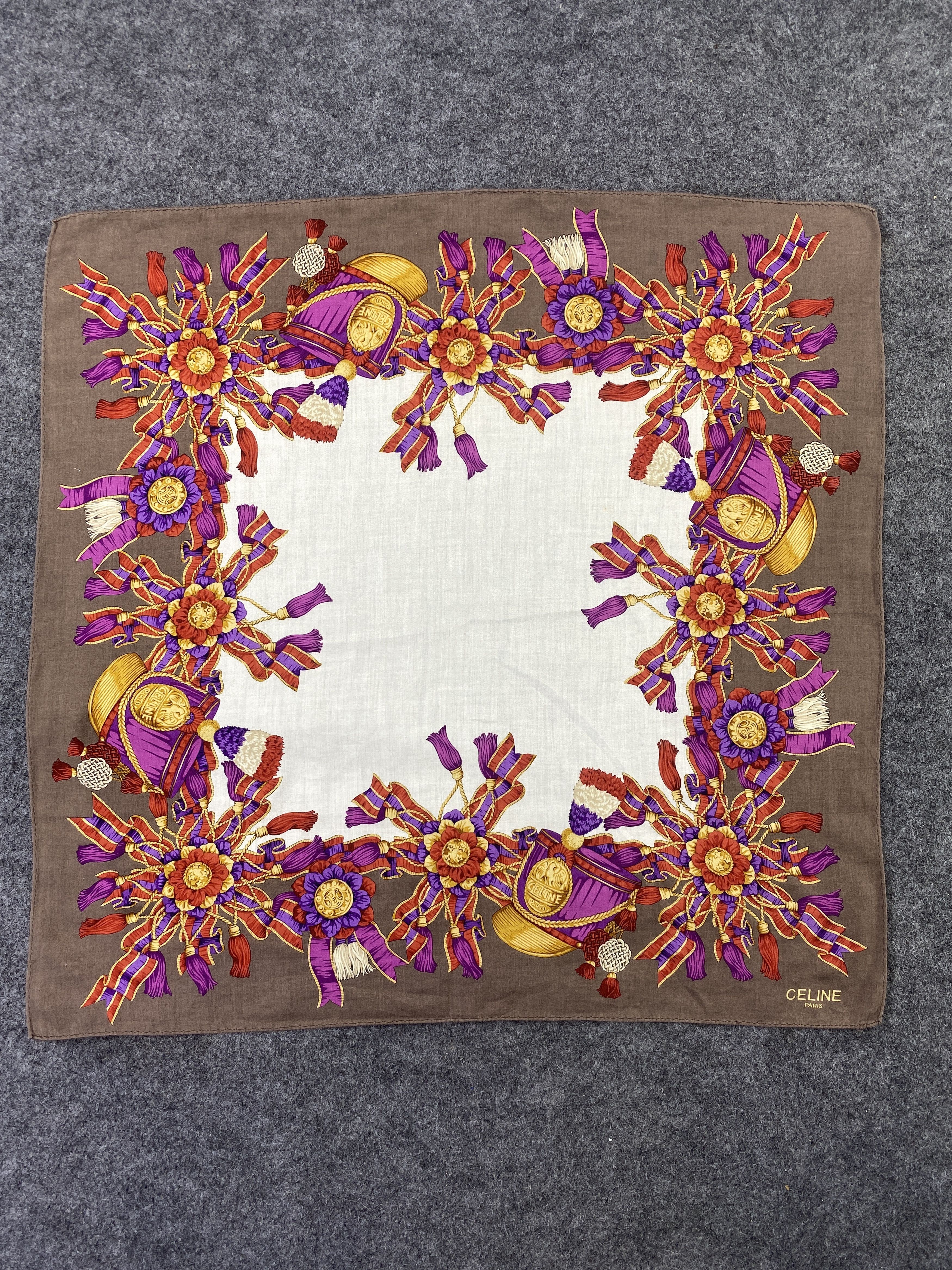 Celine Celine handkerchief bandana neckerchief-B113 Size ONE SIZE - 3 Thumbnail