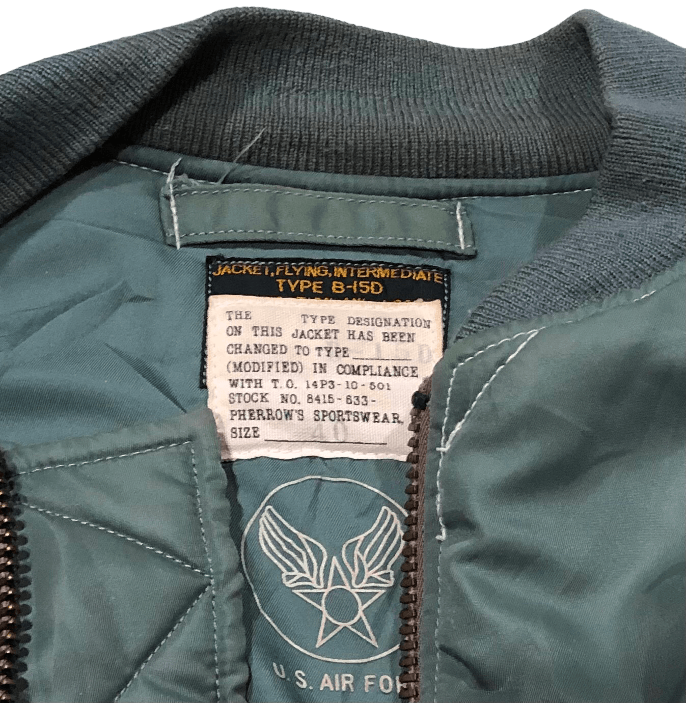 Pherrow's Pherrows Army Us Air Force Type B-15D Flying Bomber Jacket Size US M / EU 48-50 / 2 - 3 Thumbnail