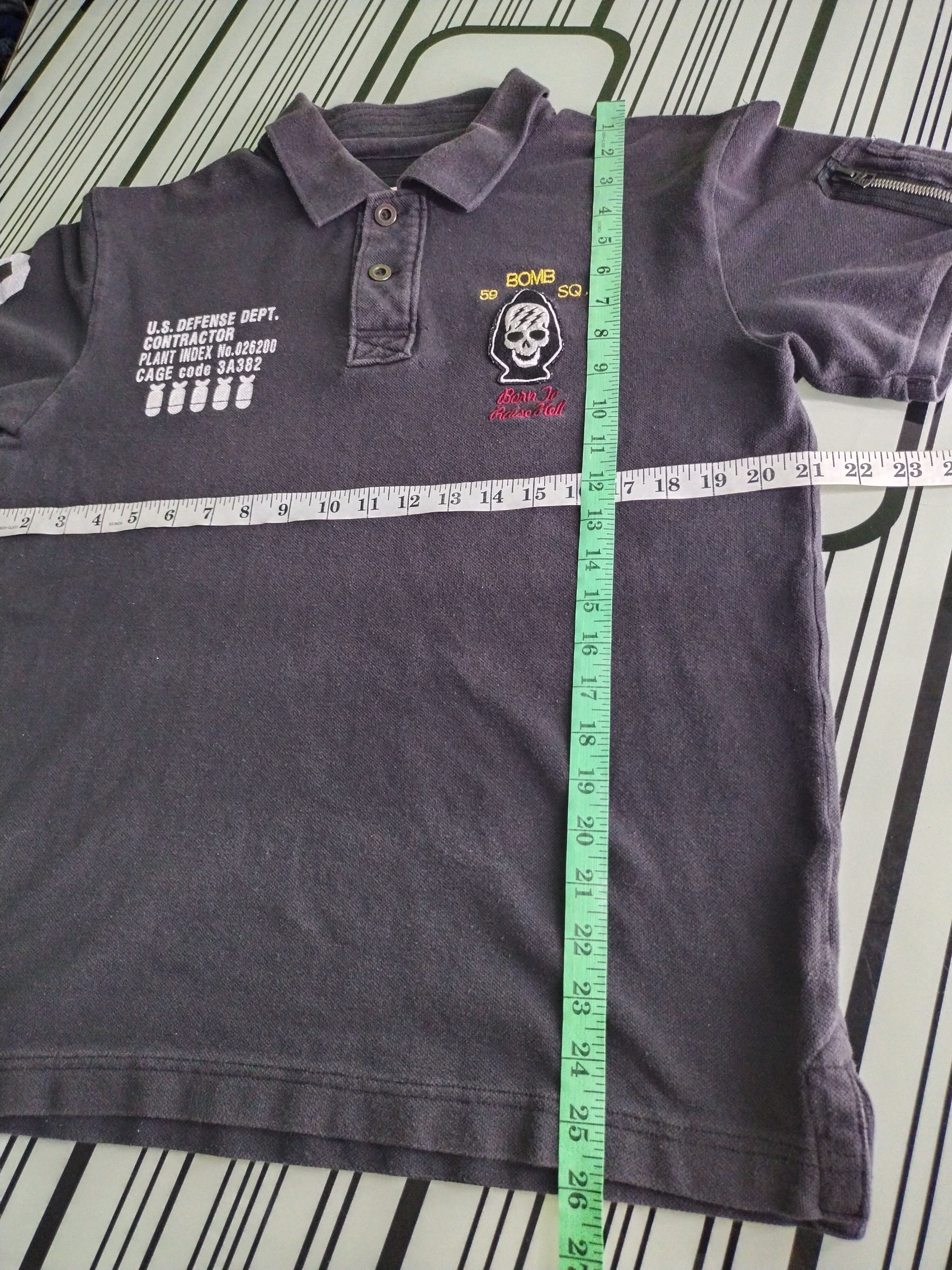 Alpha Industries Vintage Alpha Industries Collar Shirt Tee Size US M / EU 48-50 / 2 - 12 Thumbnail