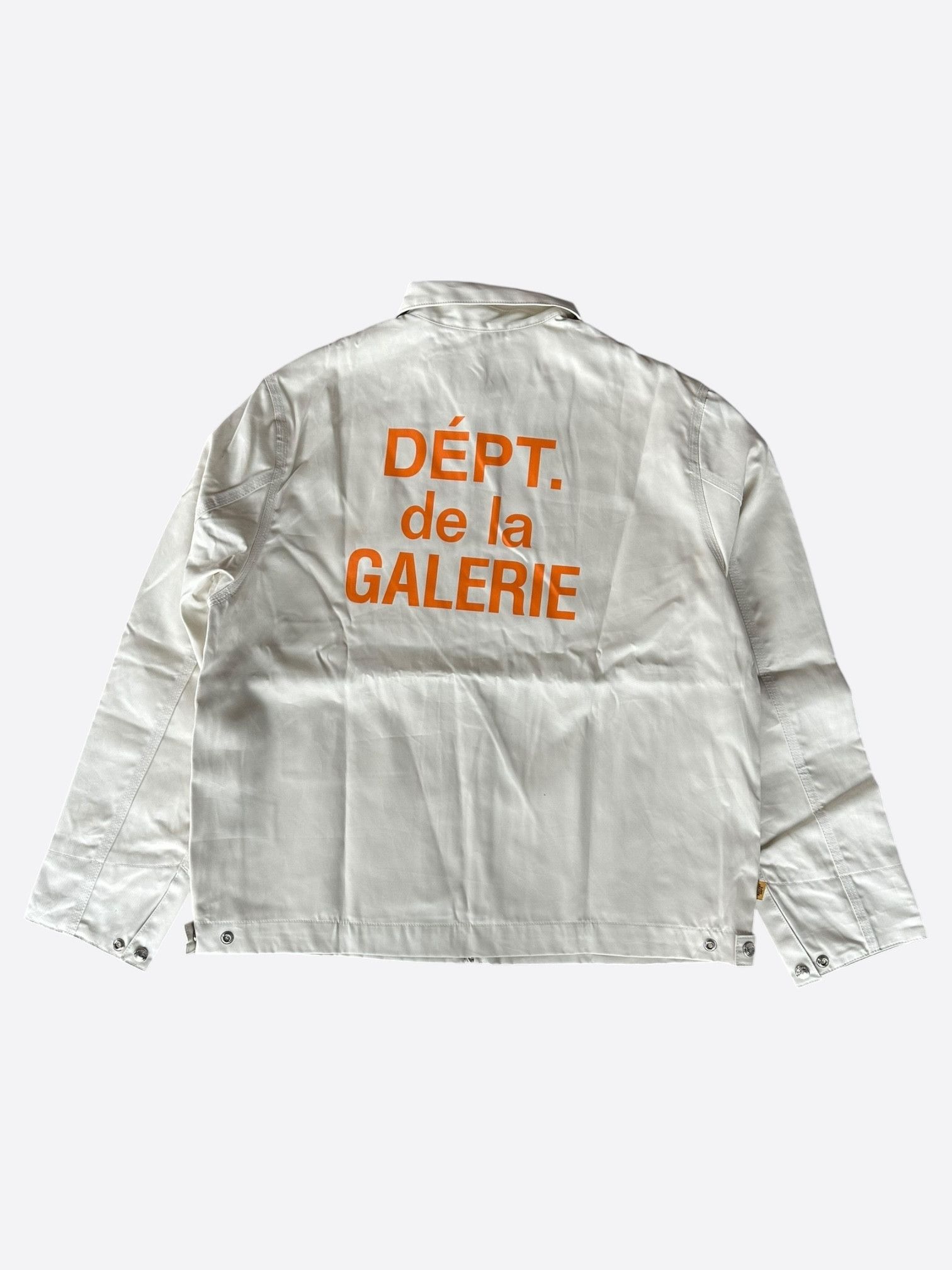 Gallery Dept. Gallery Dept Beige & Orange Logo Montecito Jacket Size US XXL / EU 58 / 5 - 2 Thumbnail