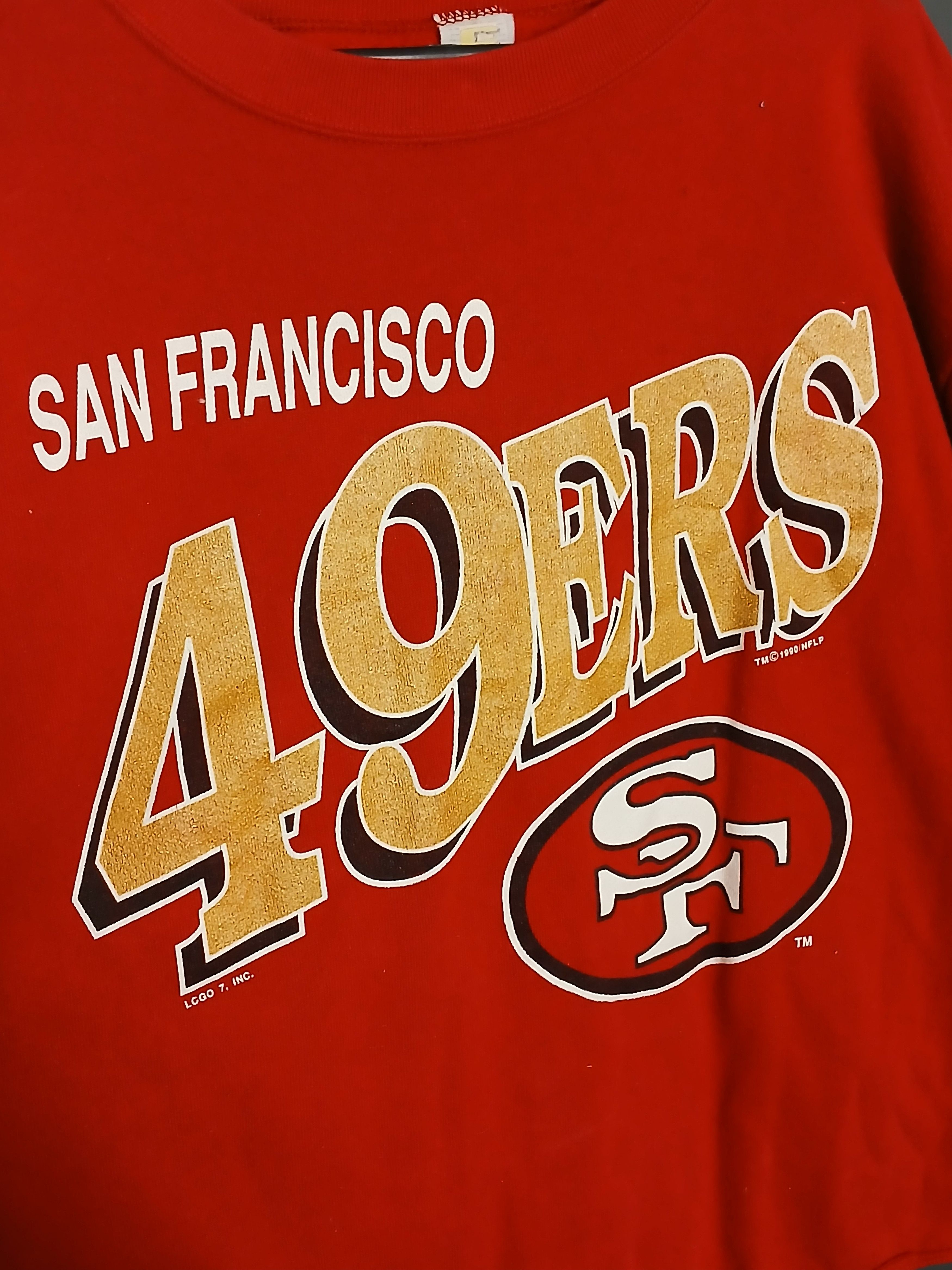 NFL × Vintage Vintage 1990 NFL San Francisco 49ers Sweatshirt Size US XL / EU 56 / 4 - 3 Thumbnail