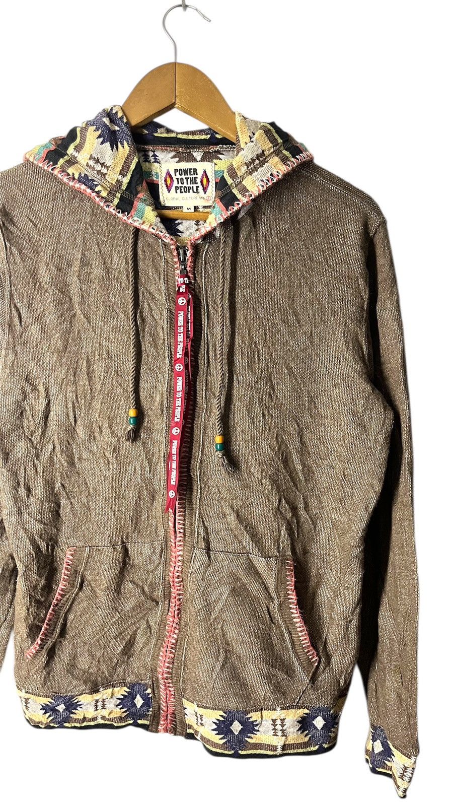 Vintage GLOBAL CULTURE POWER TO THE PEOPLE Size US M / EU 48-50 / 2 - 2 Thumbnail