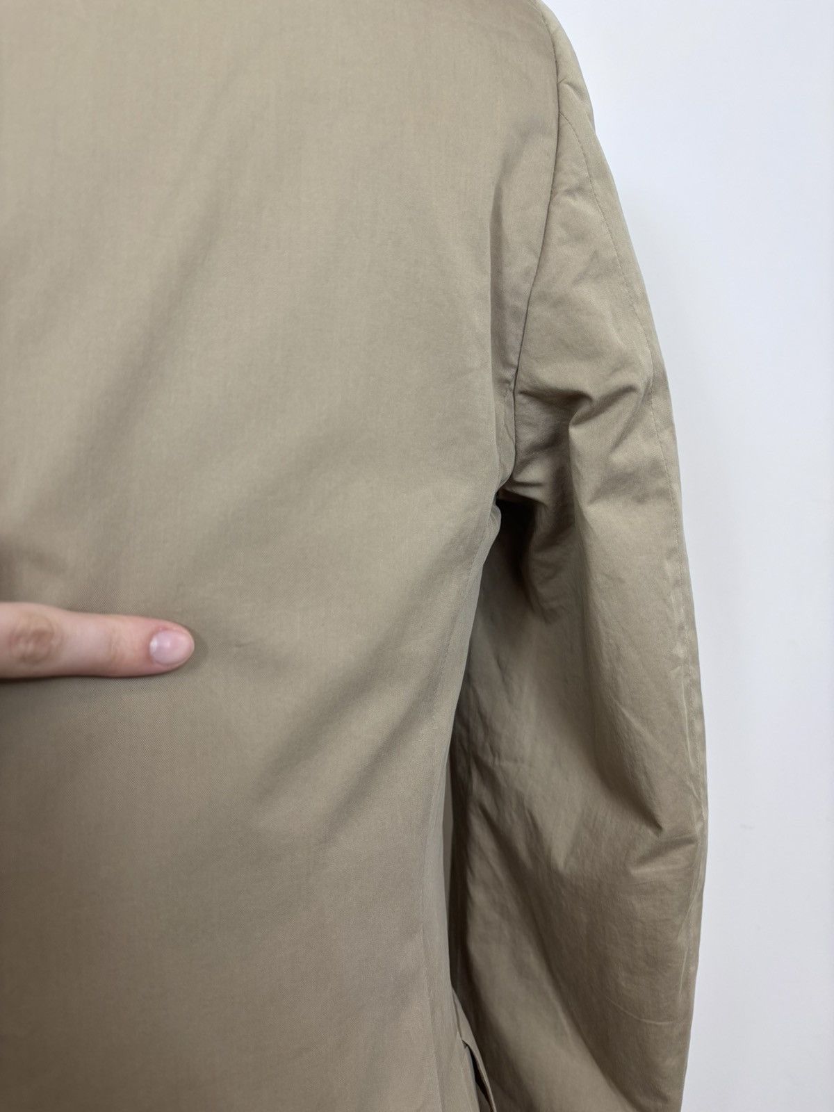 Prada Prada Men’s Beige Brown Cotton Blazer Jacket 2-Buttons Size 34R - 15 Thumbnail