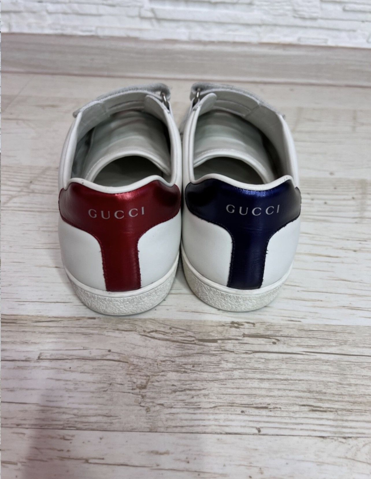 Gucci Gucci Ace Leather Velcro Sneakers Size 10 Luxury Shoes Size US 10 / EU 43 - 6 Thumbnail