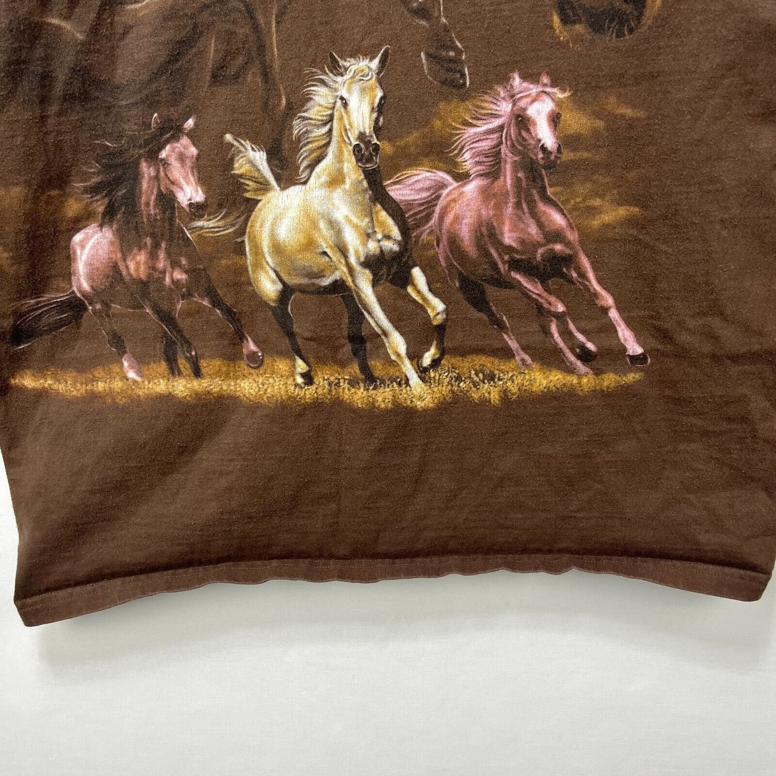 Vintage Vintage Y2K Horse Animal Cute Racing Shirt Brown Medium Size US M / EU 48-50 / 2 - 5 Thumbnail