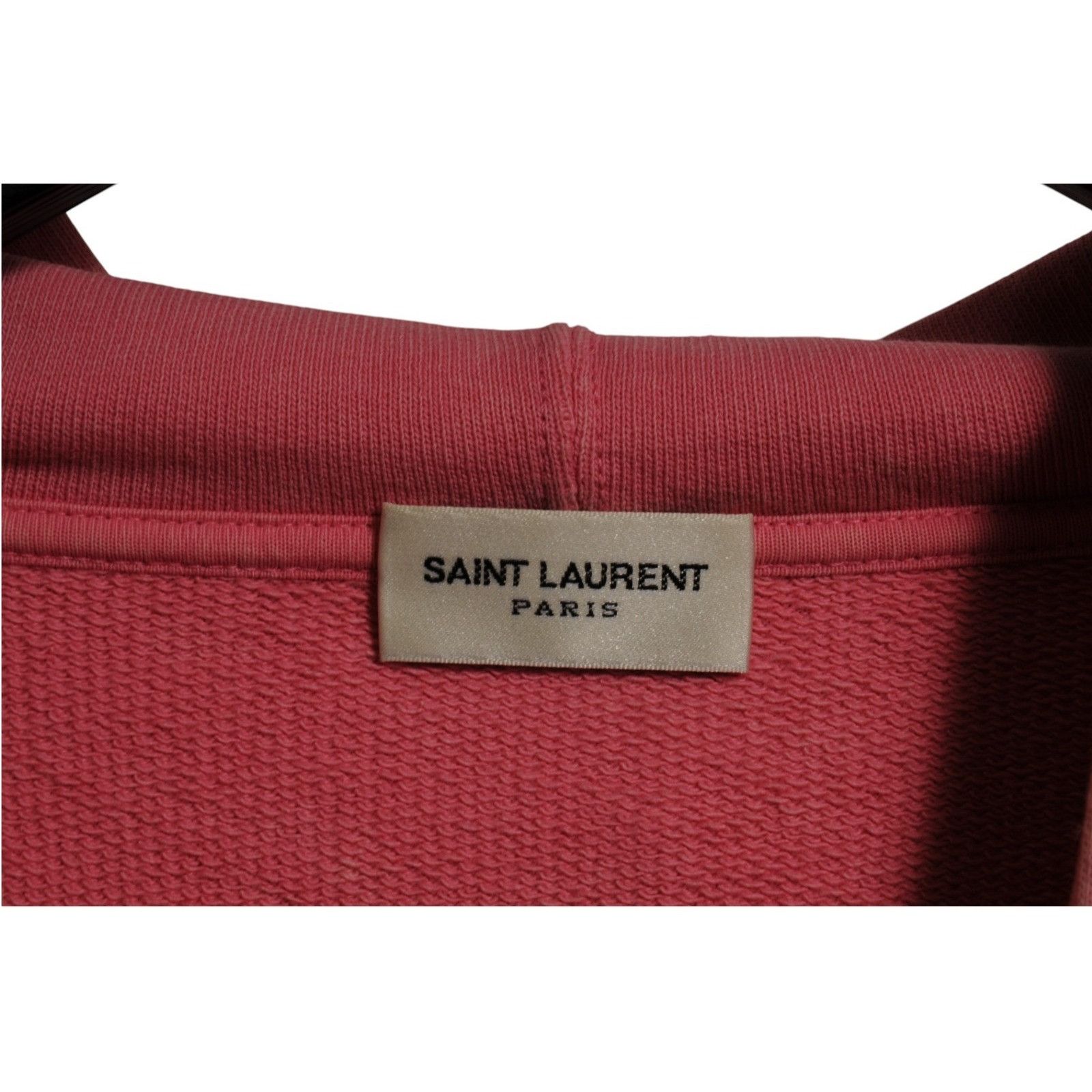 Saint Laurent Paris Logo Hoodie Rustic Pink Size US L / EU 52-54 / 3 - 9 Thumbnail