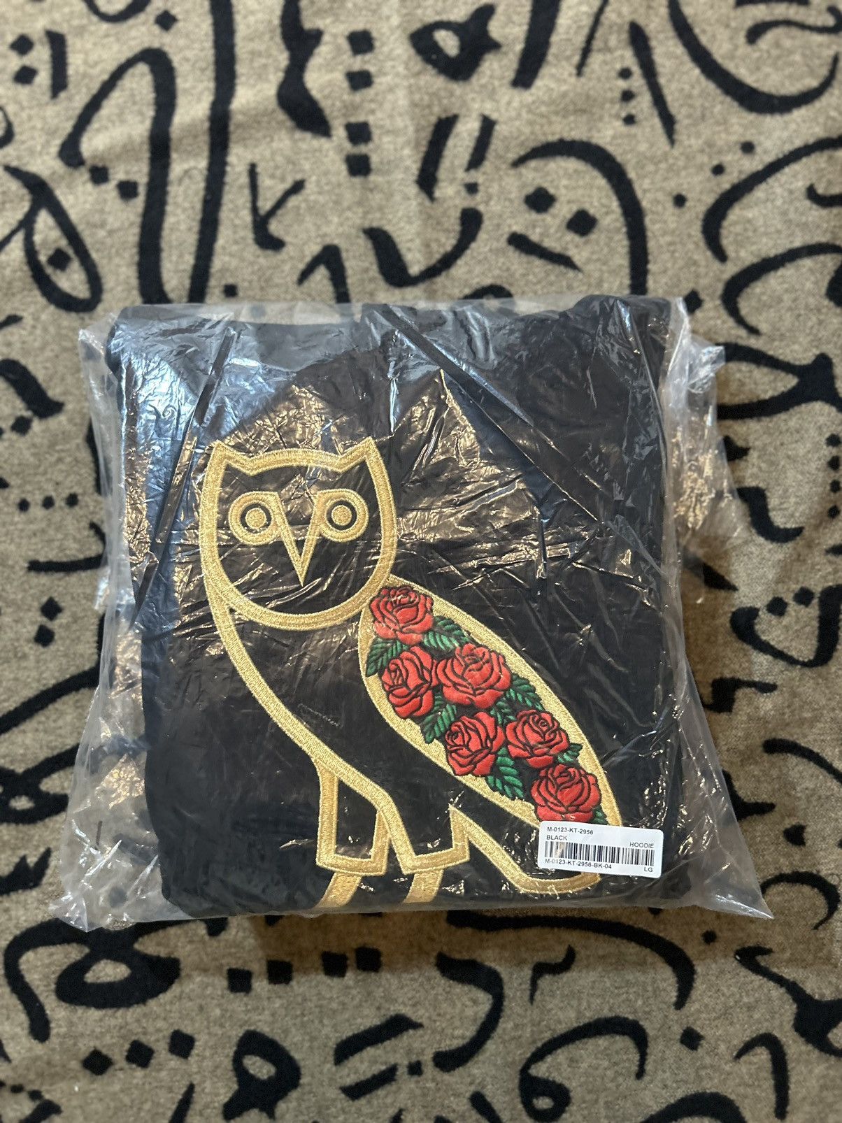 Drake × October's Very Own OVO SANDRA ROSE VALENTINES HOODIE Size US L / EU 52-54 / 3 - 8 Thumbnail