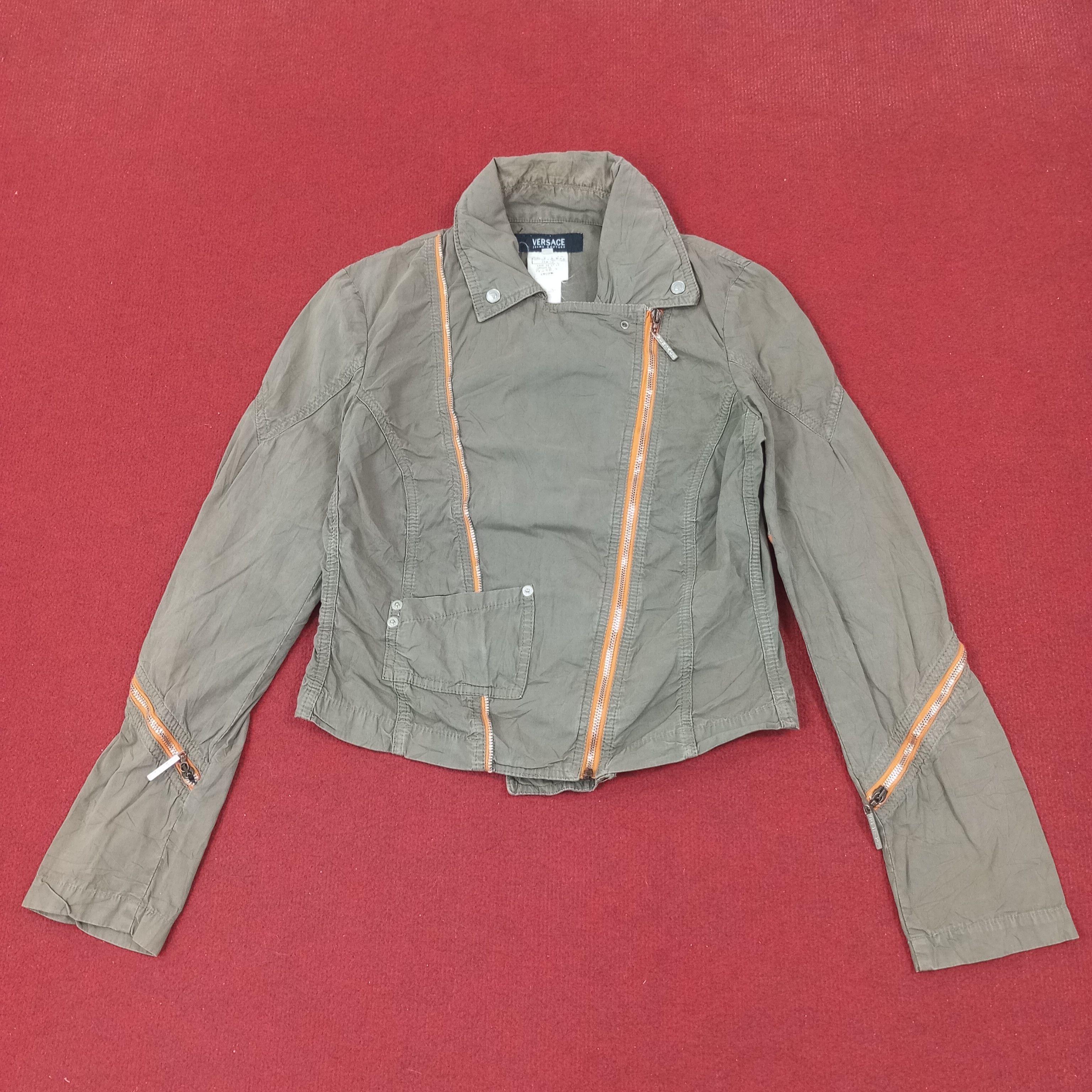Versace Jeans Couture × Vintage Versace Jeans Couture Fashion Brand Jacket c221n2 Size XS / US 0-2 / IT 36-38 - 1 Thumbnail