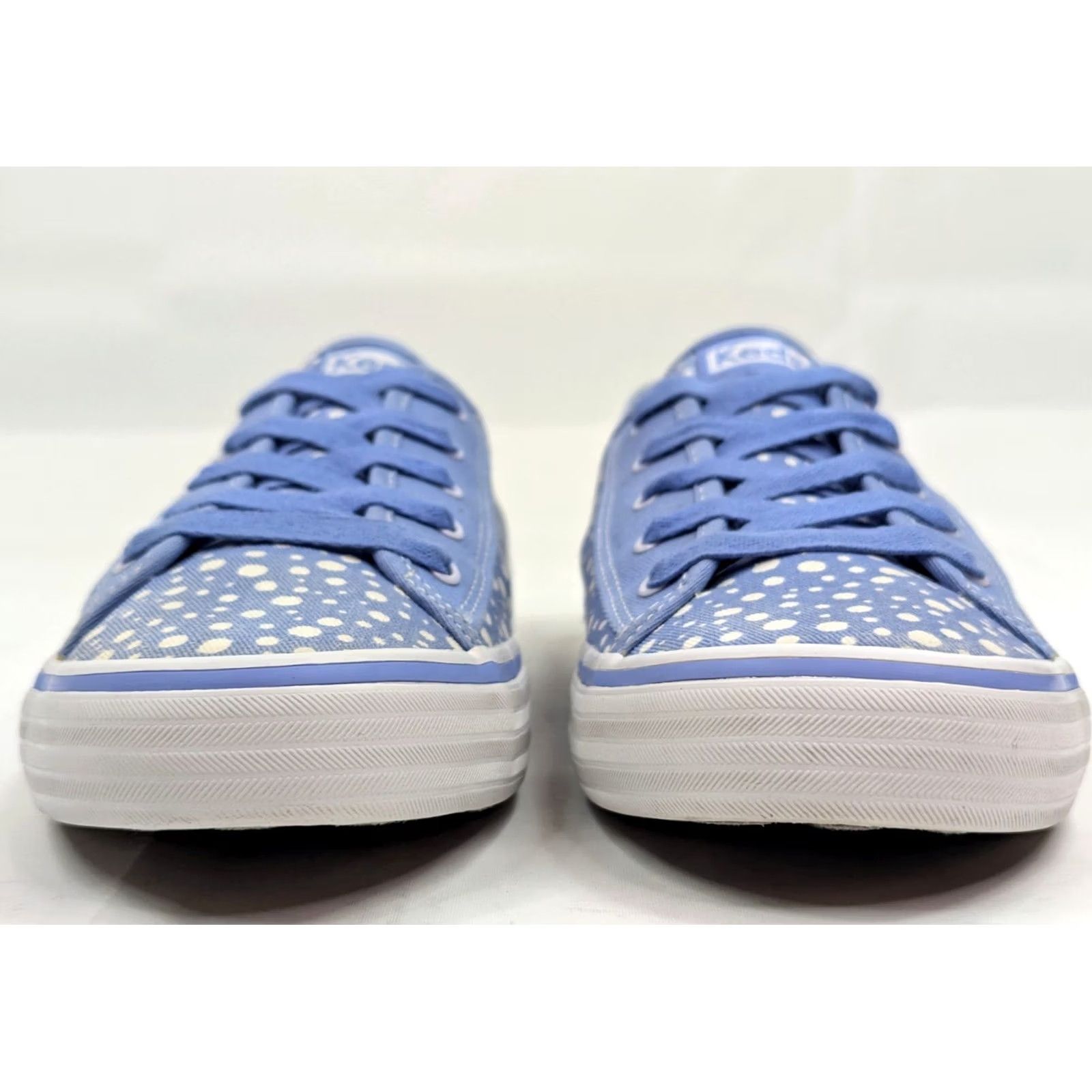 Keds Keds Double Up Bubble Blue Low Top Shoe Women 9.5 Canvas Dotted WF49944 Casual Sneaker Menstrual? Size L / US 10 / IT 46 - 2 Thumbnail