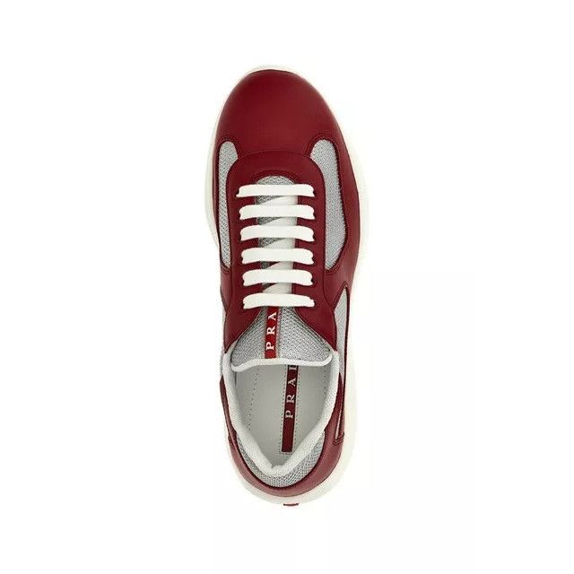 PRADA America's Cup Red Sneakers New & Authentic (Men's size