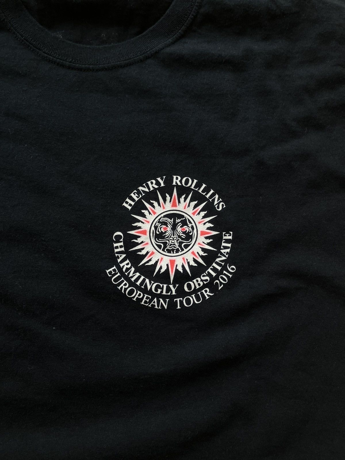 Vintage Henry Rollins 2016 Tour shirt Size US L / EU 52-54 / 3 - 3 Thumbnail
