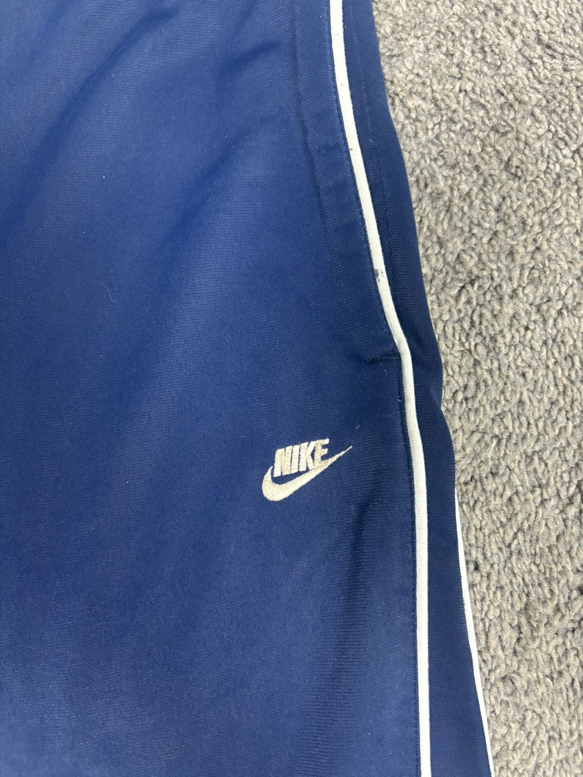 Nike Y2k silver tag blue nike track pants Size US 32 / EU 48 - 2 Thumbnail
