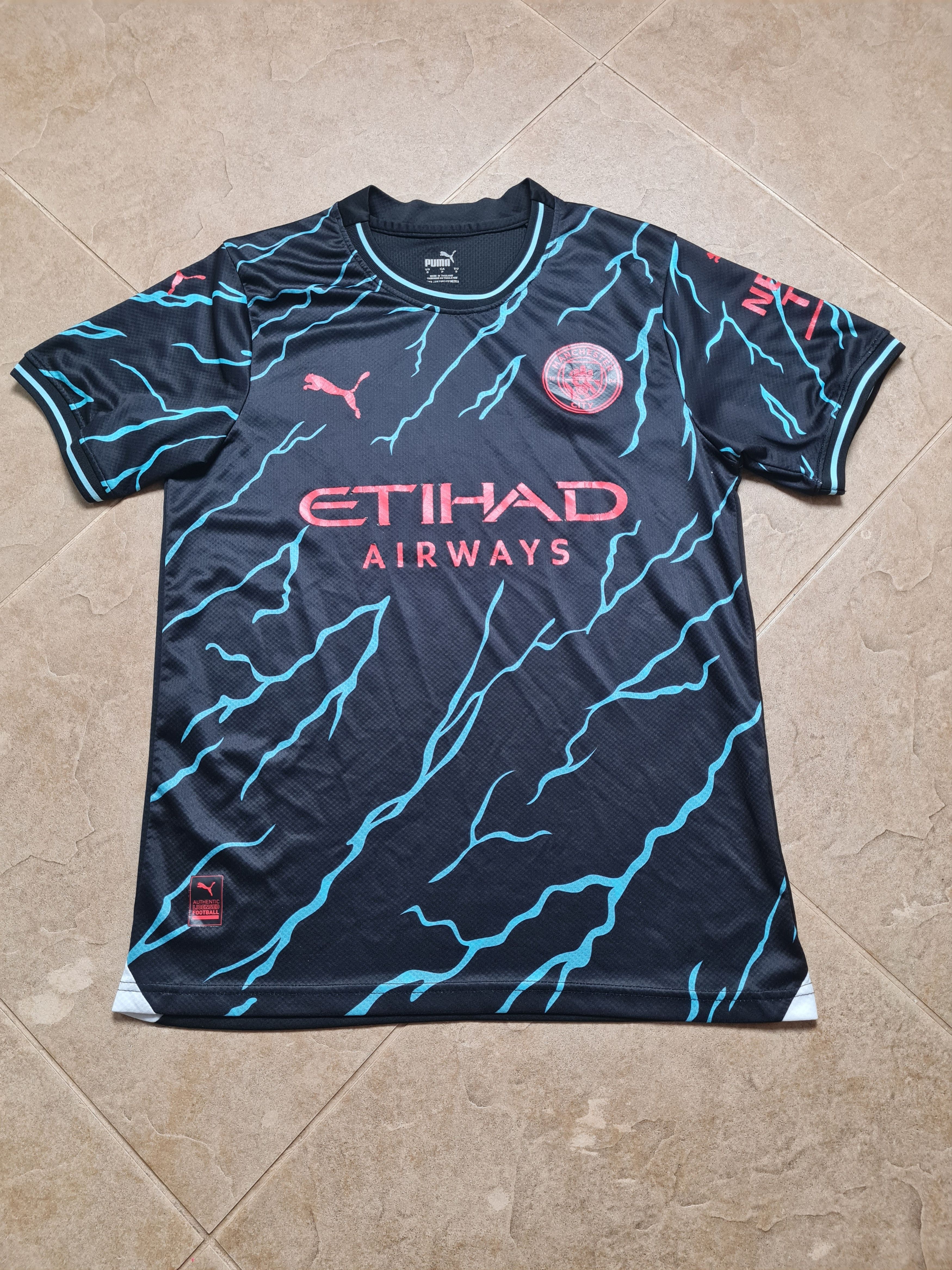 Puma Manchester City Puma Third Authentic Aoccer Shirt 2023-24 S Size US S / EU 44-46 / 1 - 1 Thumbnail