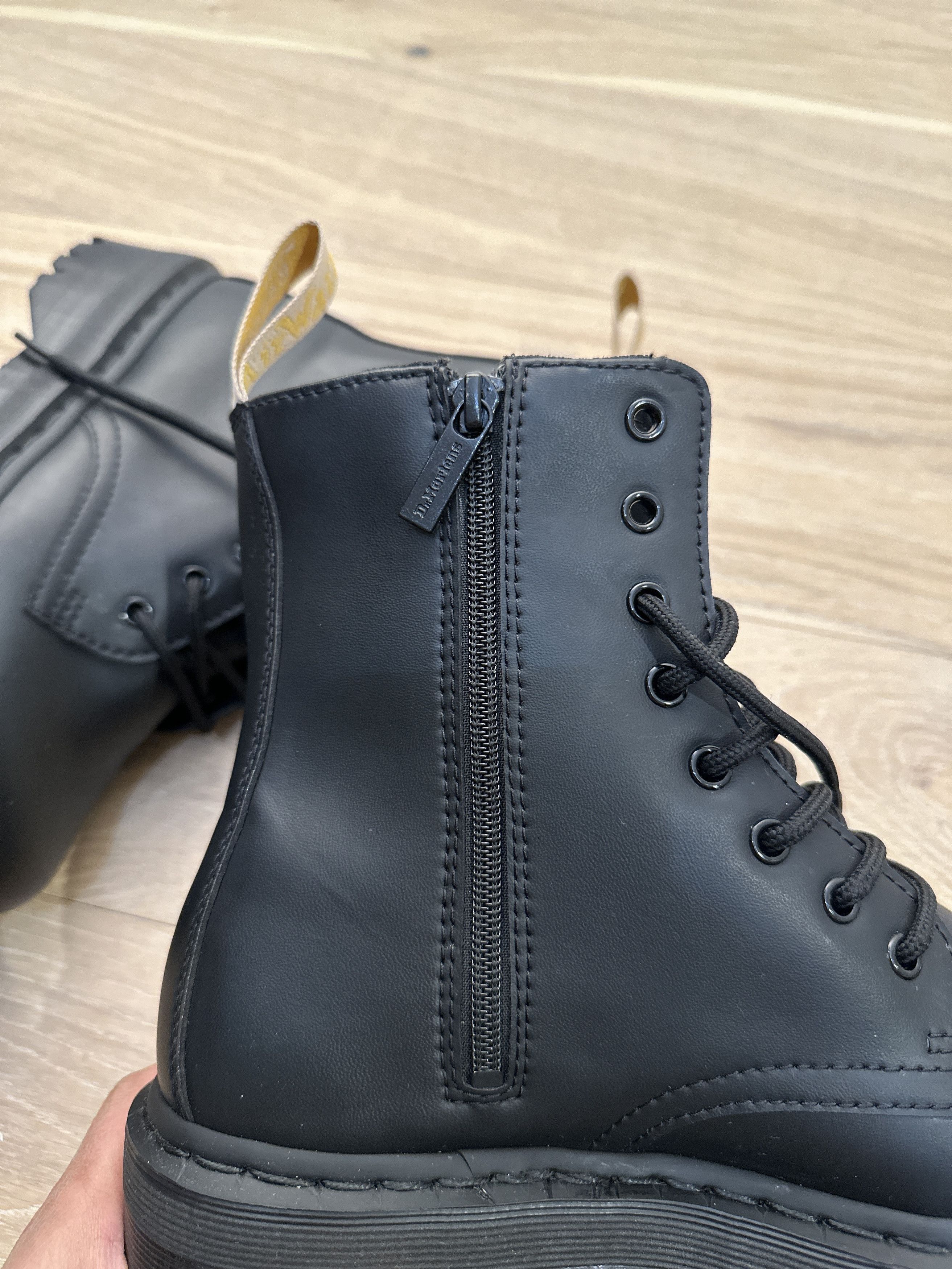 Dr. Martens Vegan Jadon Ii Mono Platform Boots in Black, Size 8 M Size US 8 / EU 41 - 5 Thumbnail