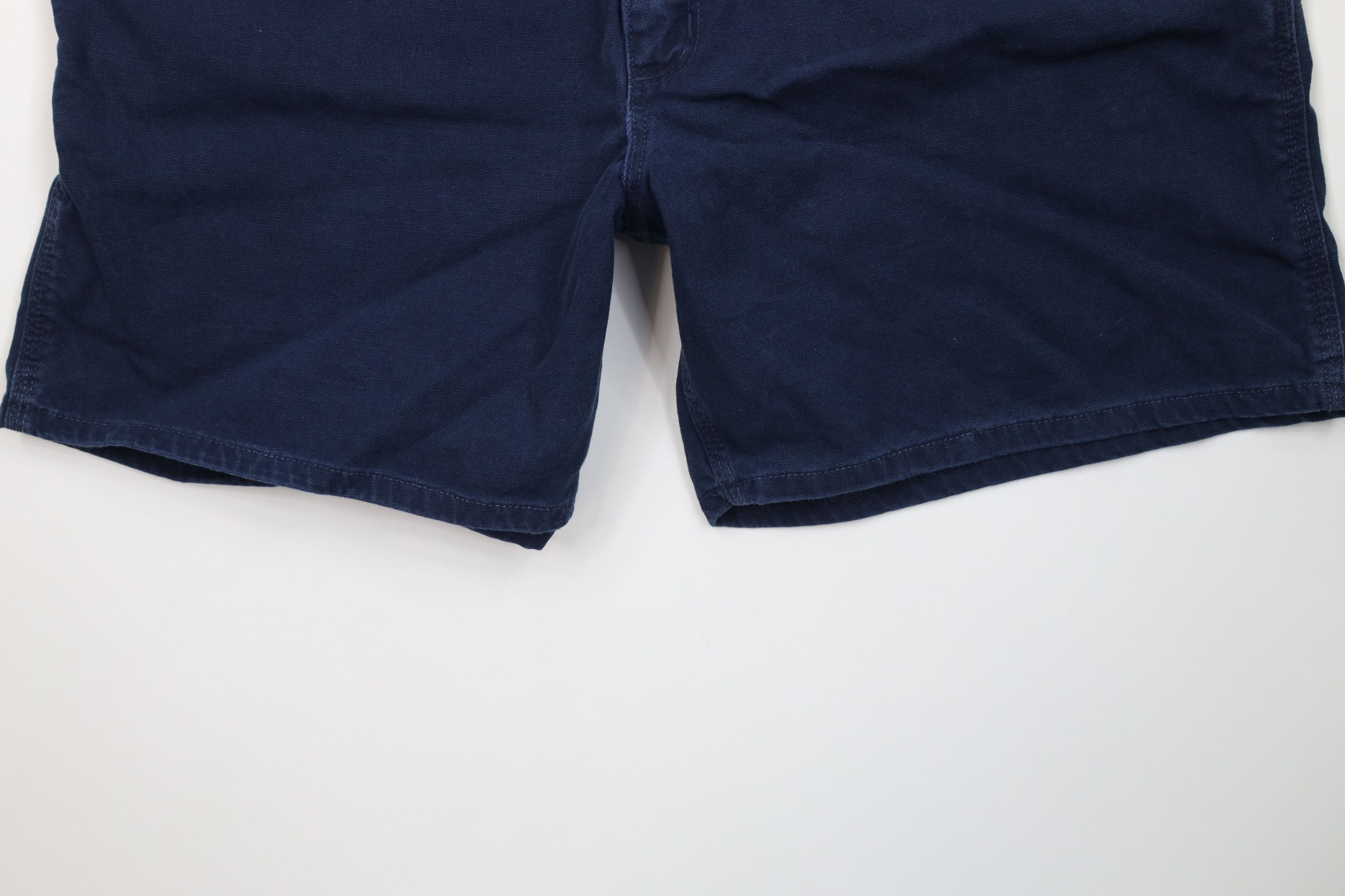 Carhartt Vintage 90s Carhartt Knee Canvas Dungaree Shorts Blue USA Size US 42 / EU 58 - 4 Thumbnail