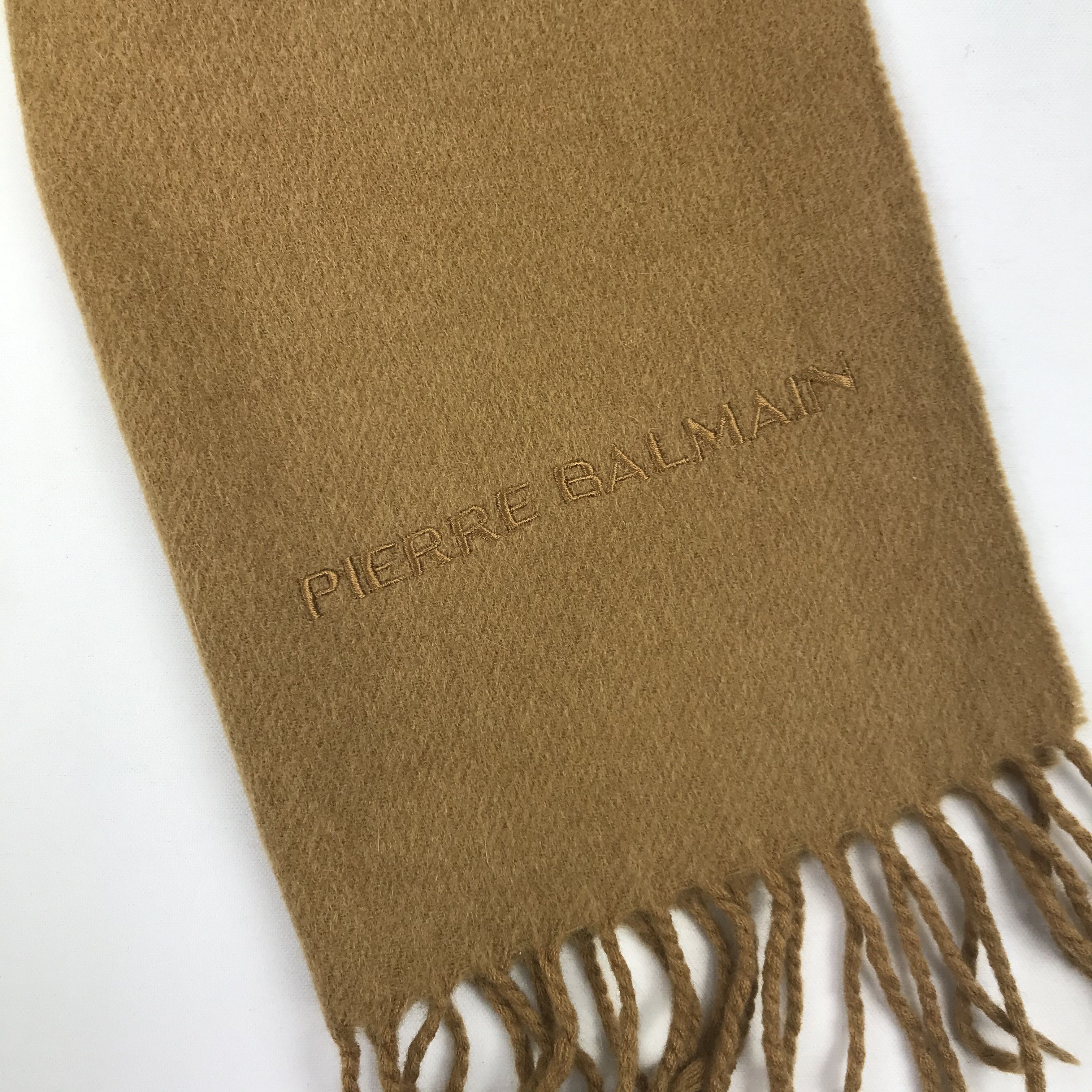 Japanese Brand Vintage Pierre Balmain Scarf Muffler Wool Scarves . Size ONE SIZE - 4 Thumbnail