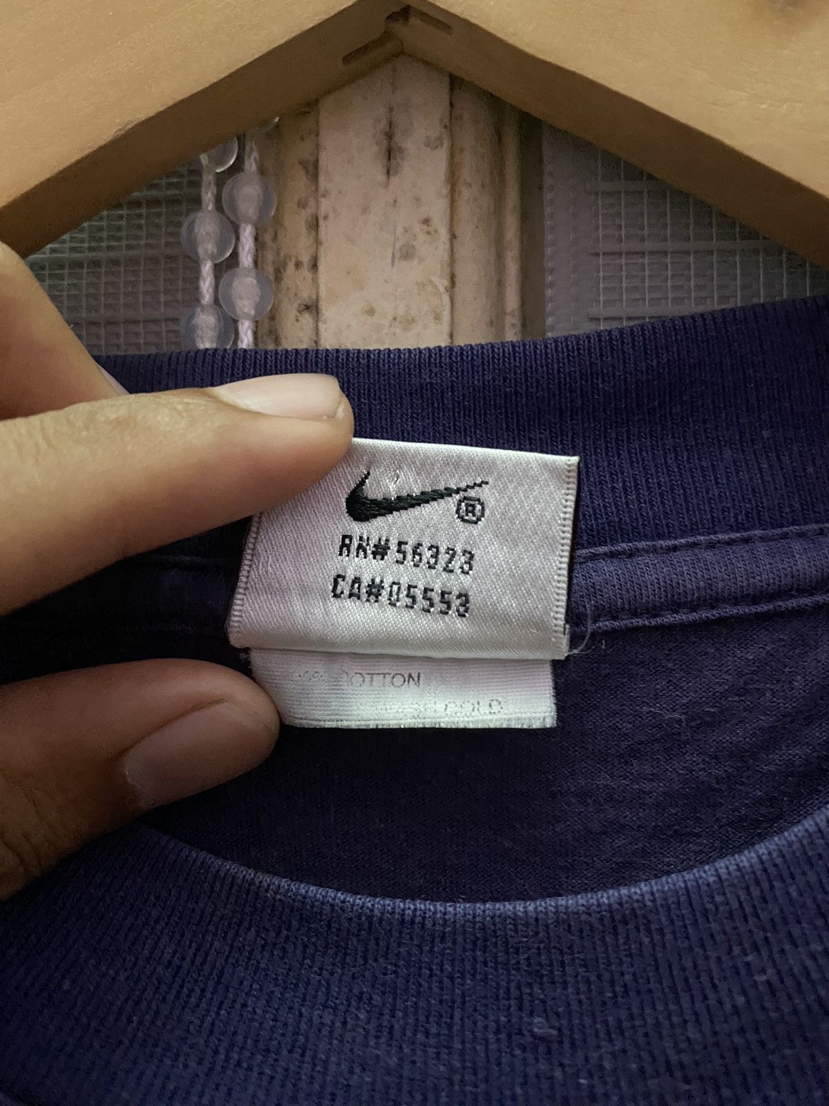 Vintage Vintage 90s Nike Crayon Swoosh Tees Size US L / EU 52-54 / 3 - 6 Thumbnail