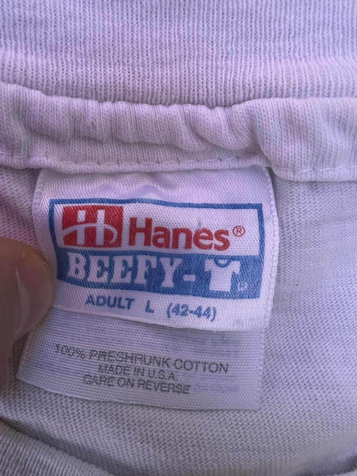 Hanes × Vintage Vintage Hanes T Shirt Size US L / EU 52-54 / 3 - 5 Thumbnail