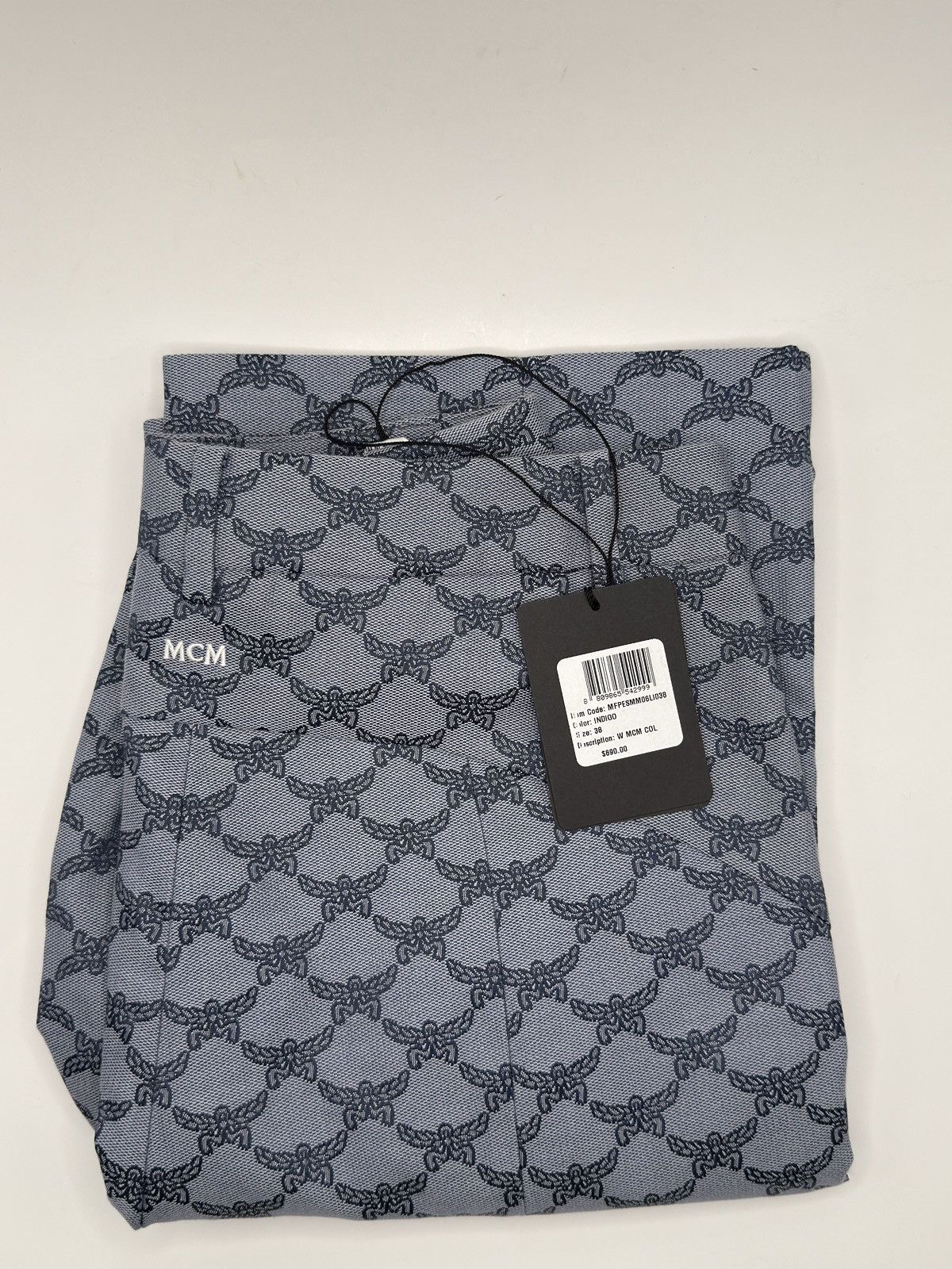 MCM Mcm Flared Pants Lauretos Denim Jacquard XS (38) Size 26" / US 2 / IT 38 - 1 Thumbnail