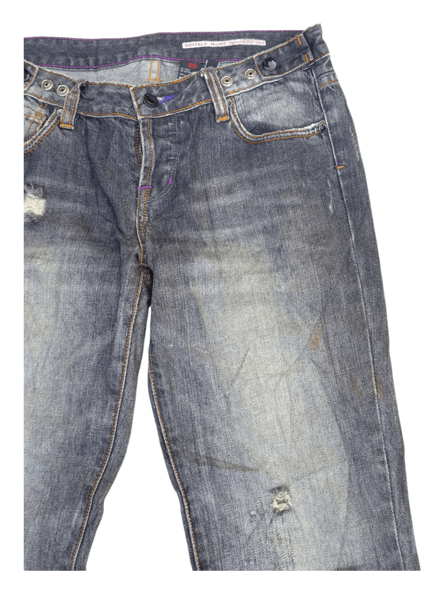Buffalo David Bitton Buffalo David Bitton Mud Washed Flared Jeans Size US 28 / EU 44 - 4 Thumbnail
