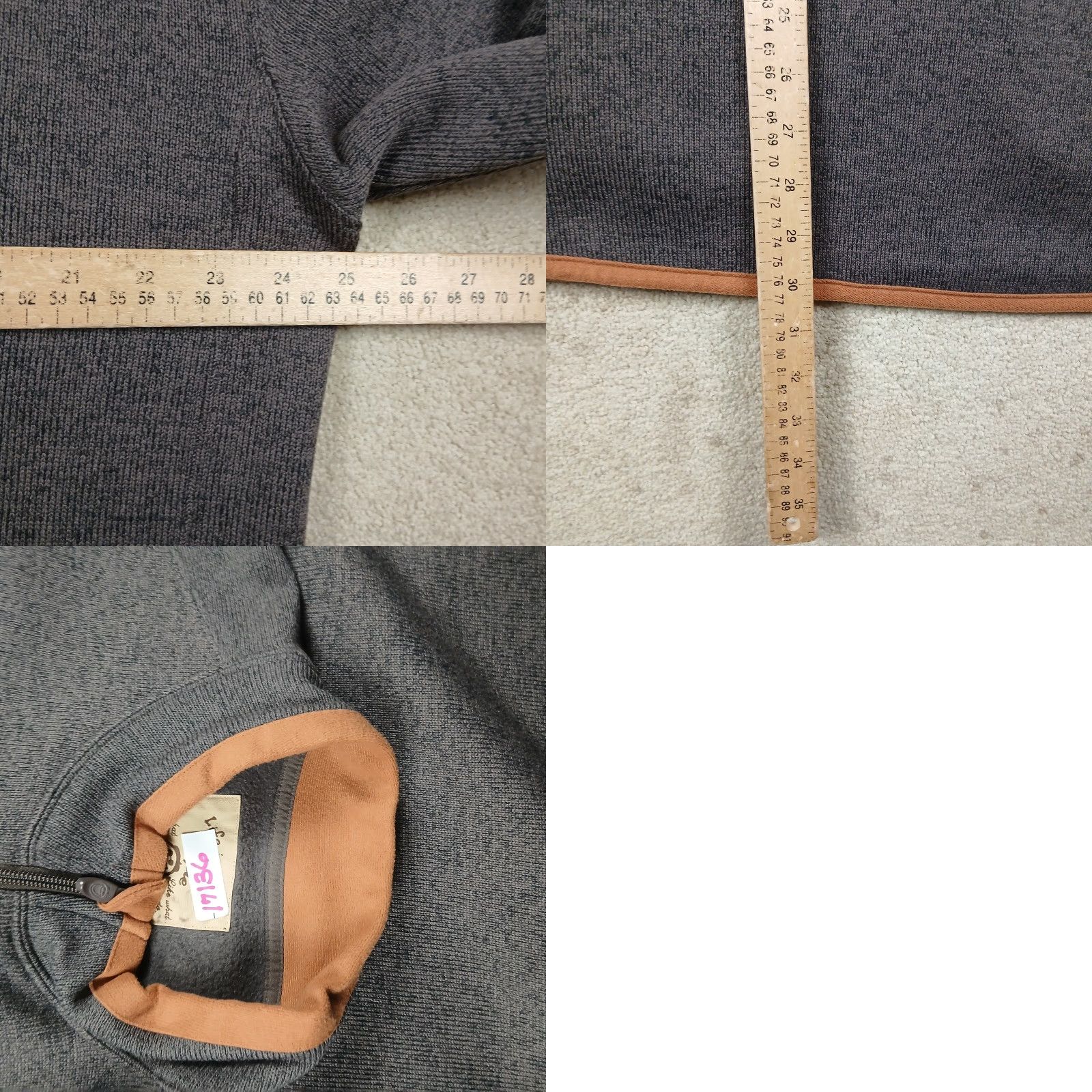 Life is Good Life Is Good 1/4 Zip Pullover Mens Large Gray Shirt Casual Outdoor Sports Golf Walking Size US L / EU 52-54 / 3 - 8 Thumbnail