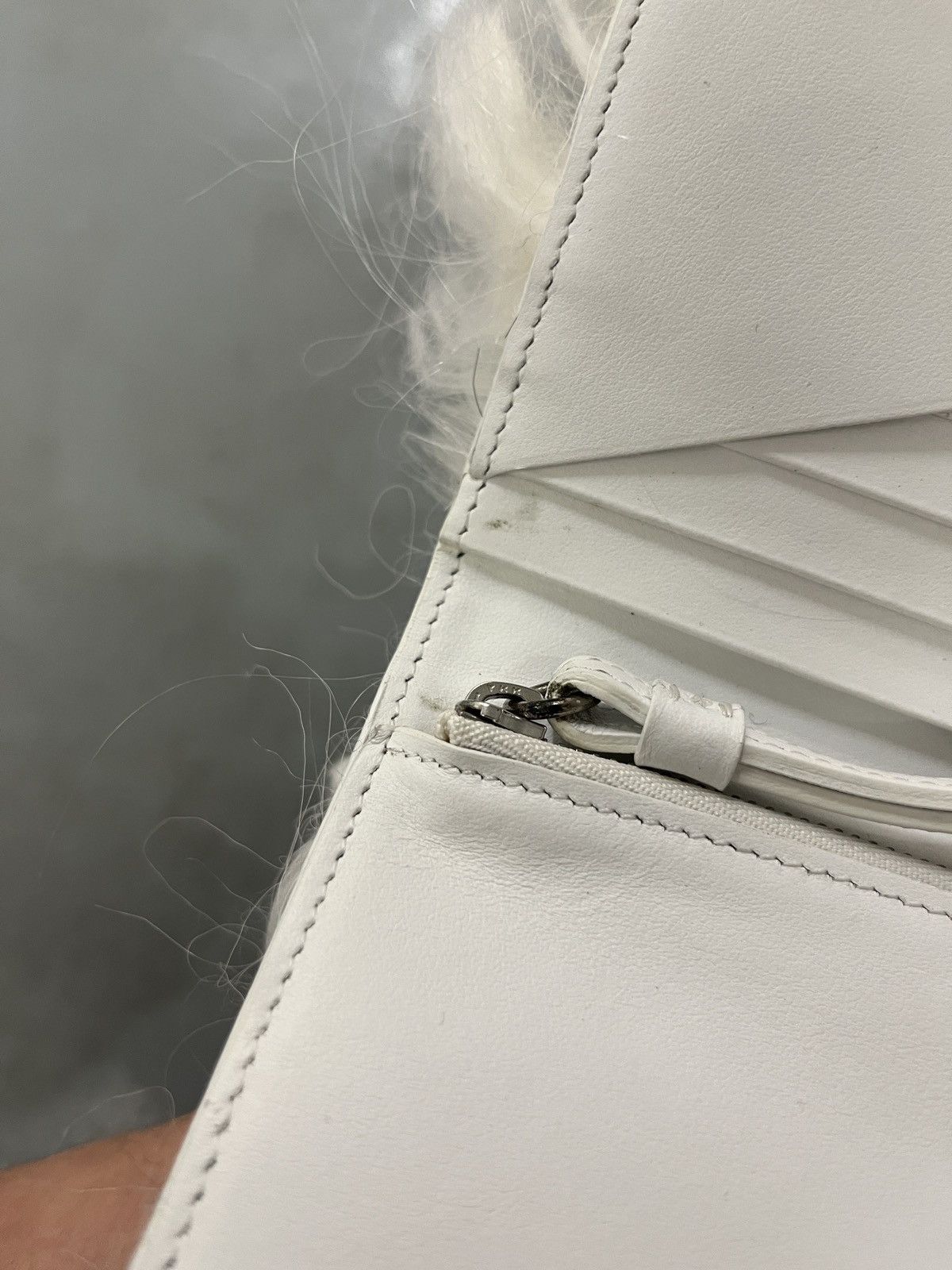 Maison Margiela Maison Margiela FW17 Artisanal Goat Hair Wallet Bag Size ONE SIZE - 10 Thumbnail