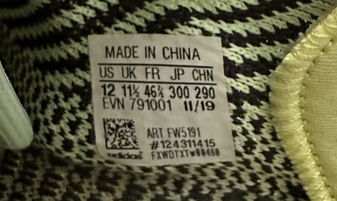 Yeezy ADIDAS YEEZY BOOST 350 V2 YEEZY-Yellow and Green Size US 12 / EU 45 - 13 Thumbnail