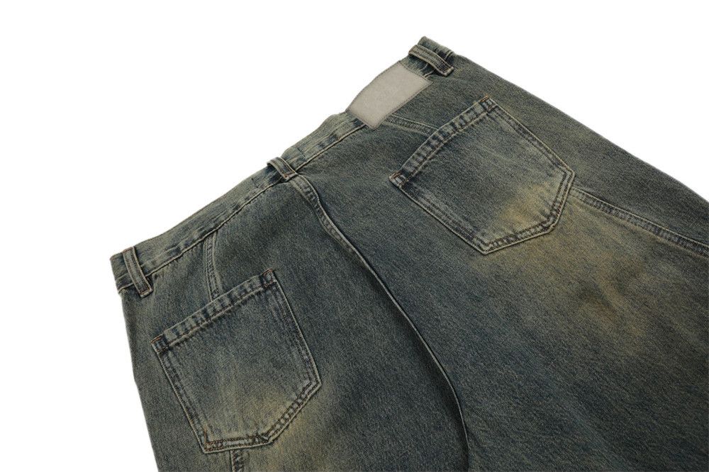 Vintage Men's punk patchwork distressed washed jeans Size US 32 / EU 48 - 5 Thumbnail